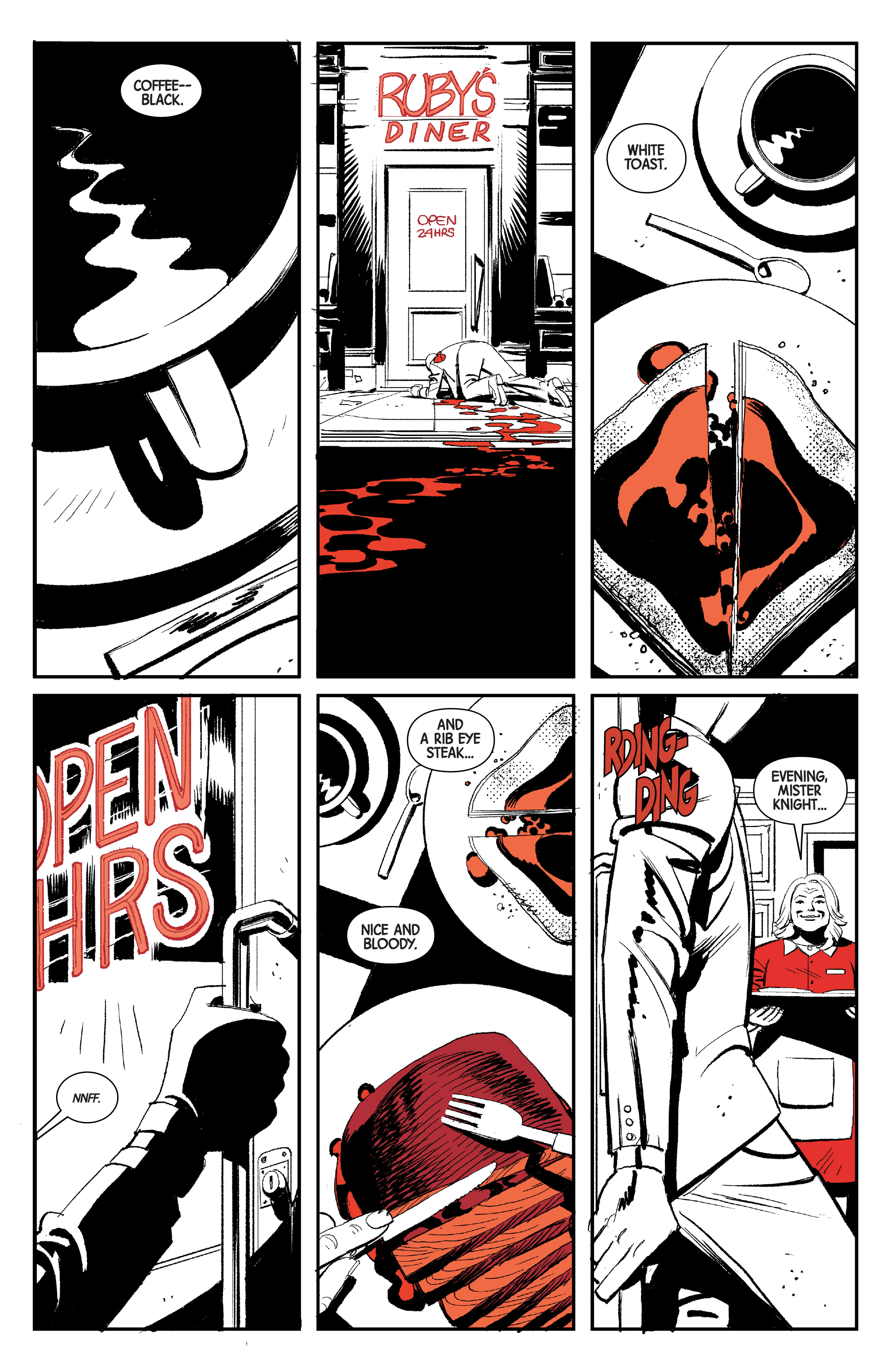 Read online Moon Knight: Black, White & Blood comic -  Issue #2 - 13