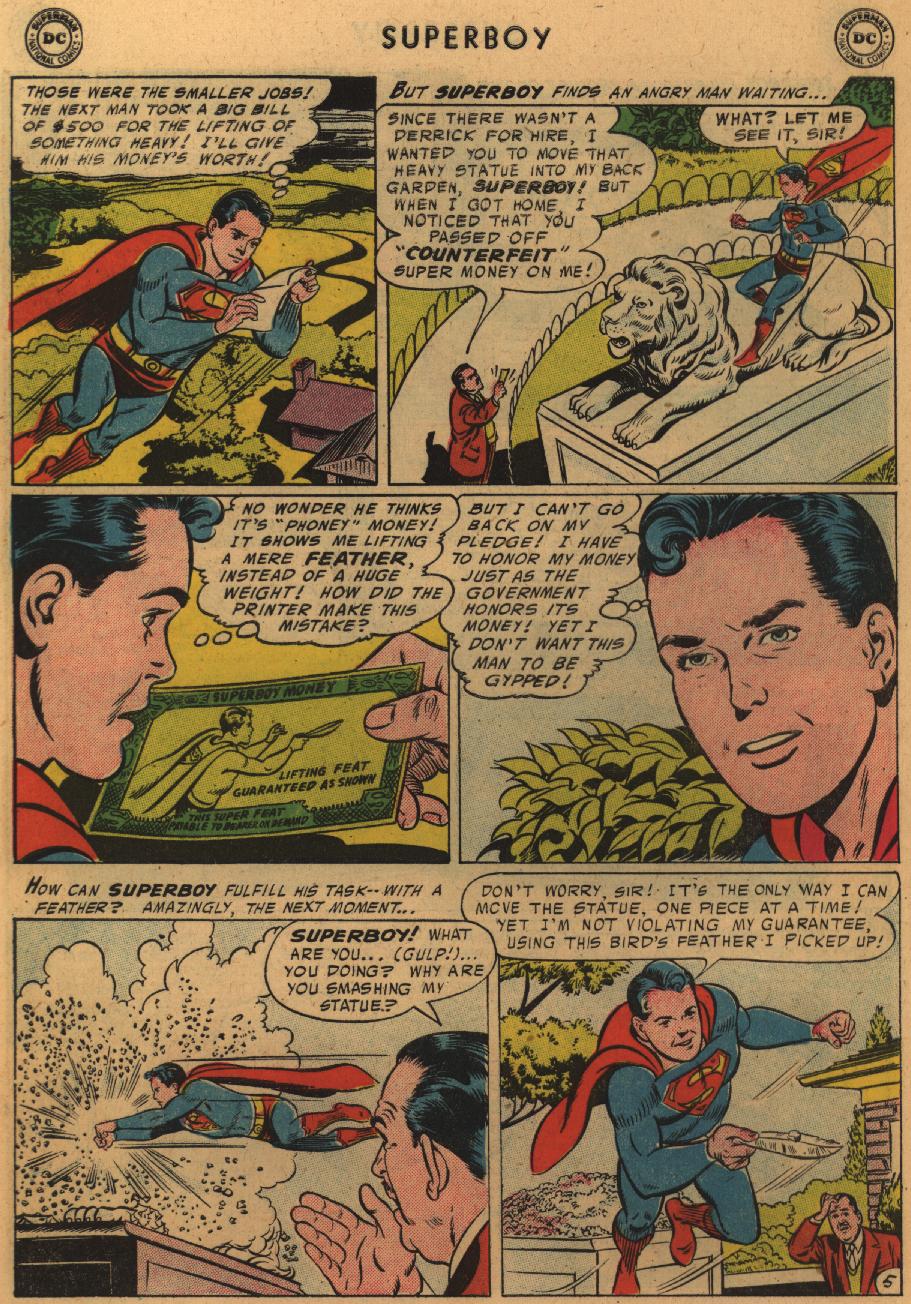 Read online Superboy (1949) comic -  Issue #51 - 21