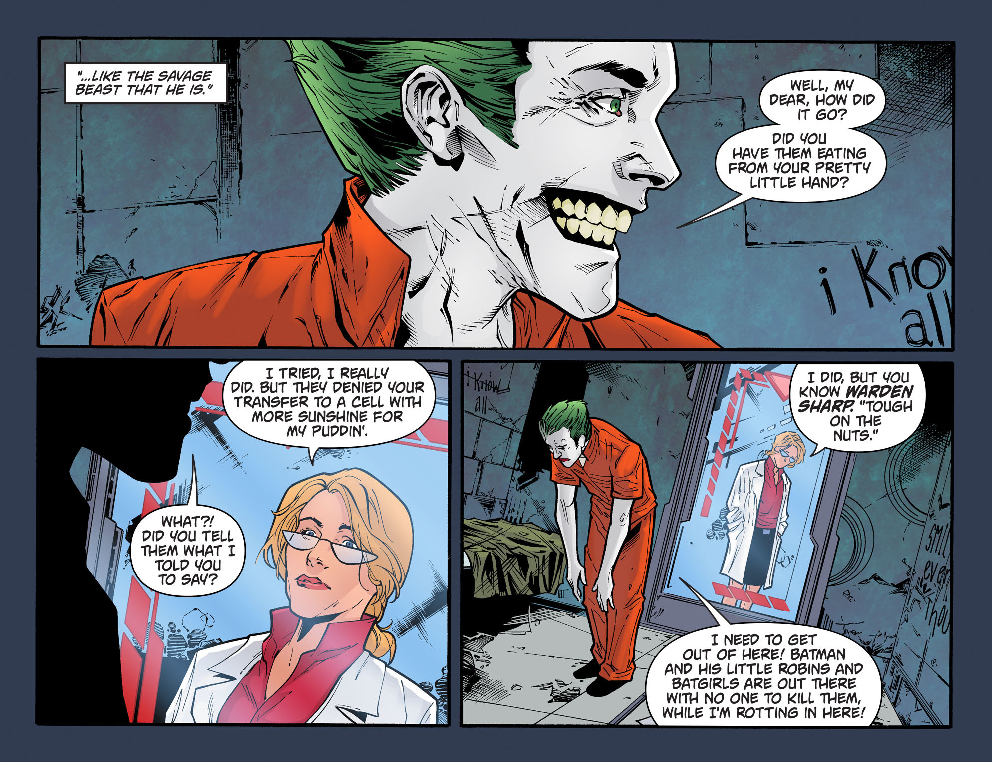 Read online Batman: Arkham Knight: Batgirl & Harley Quinn comic -  Issue #1 - 10
