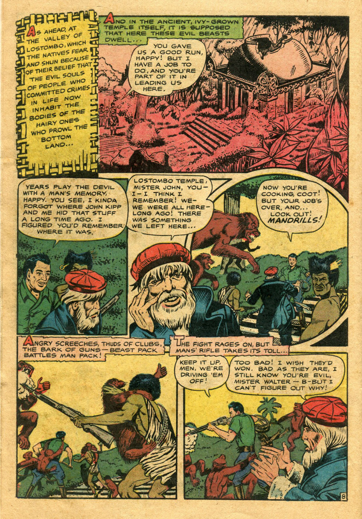 Read online Sheena, Queen of the Jungle (1942) comic -  Issue #9 - 10