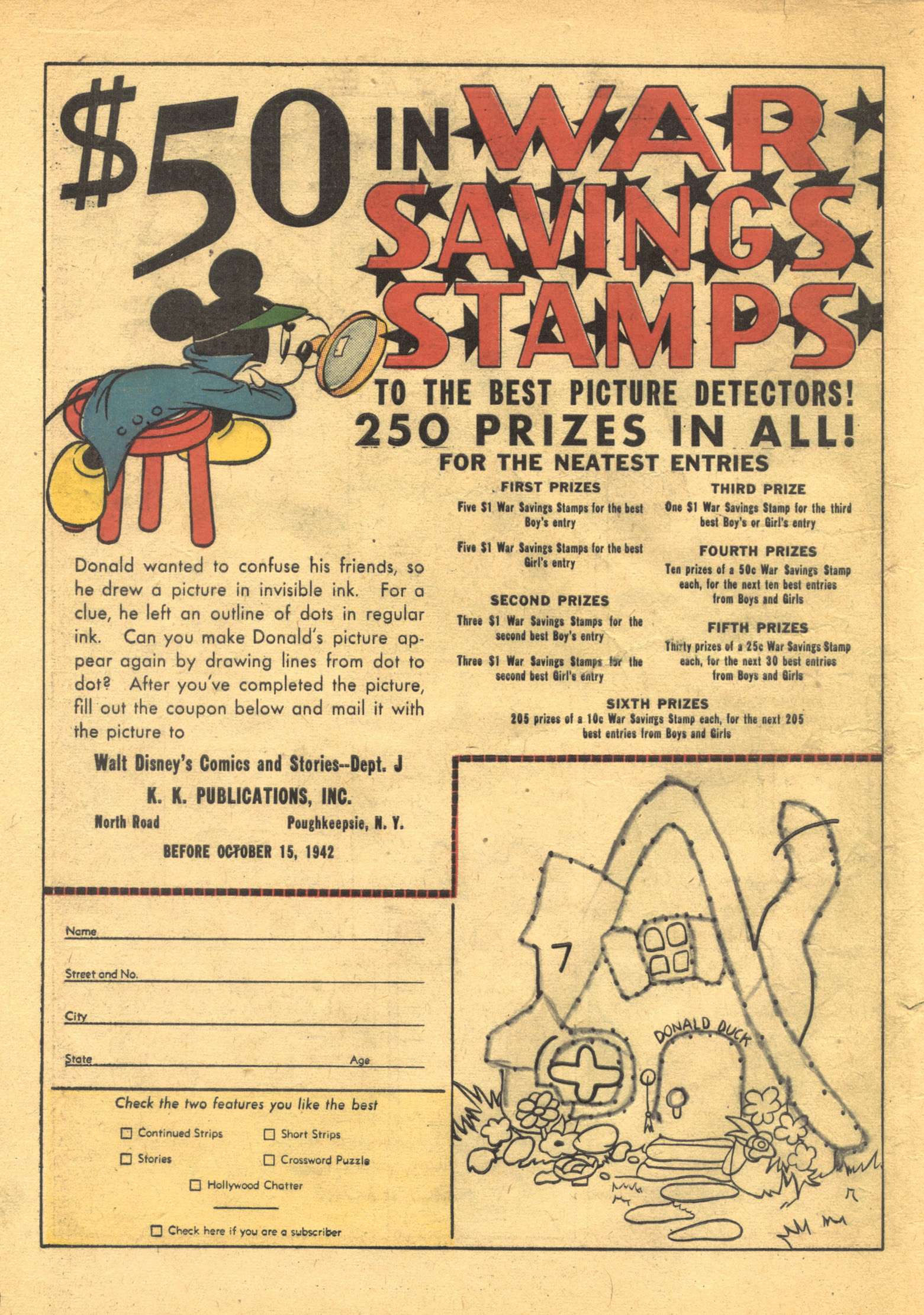 Read online Walt Disney's Comics and Stories comic -  Issue #25 - 65