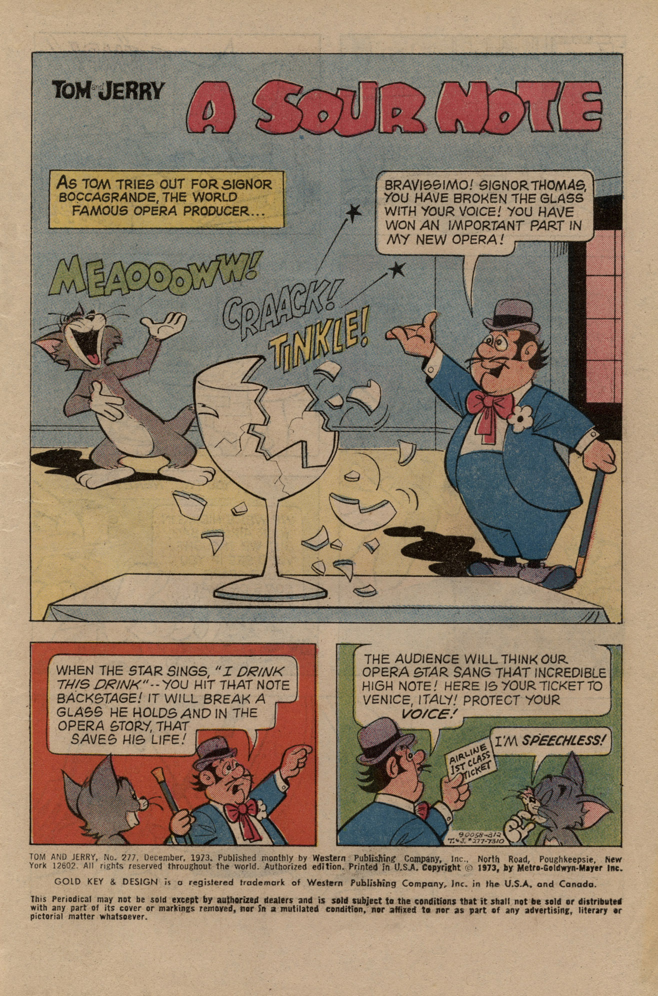 Read online Tom and Jerry comic -  Issue #277 - 3