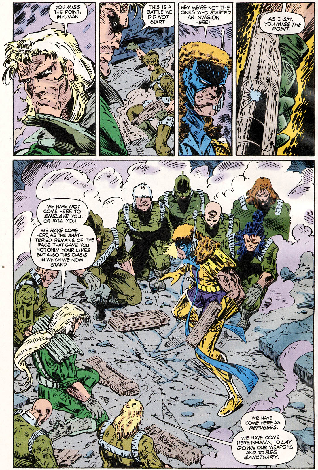 Read online Inhumans: The Great Refuge comic -  Issue # Full - 8