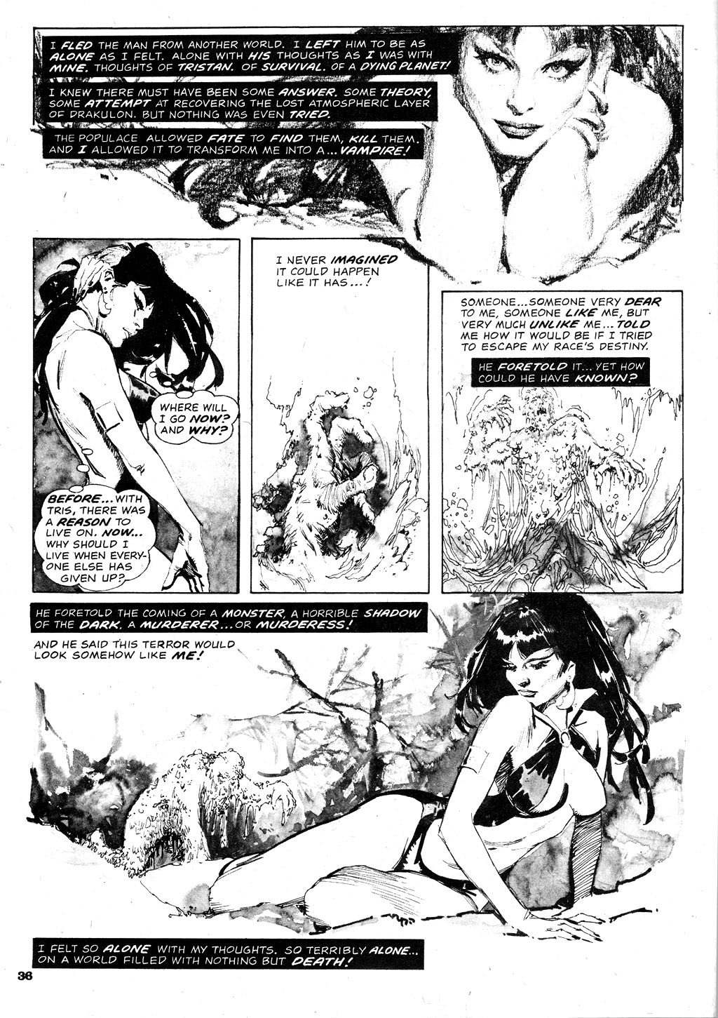 Read online Vampirella (1969) comic -  Issue #100 - 36