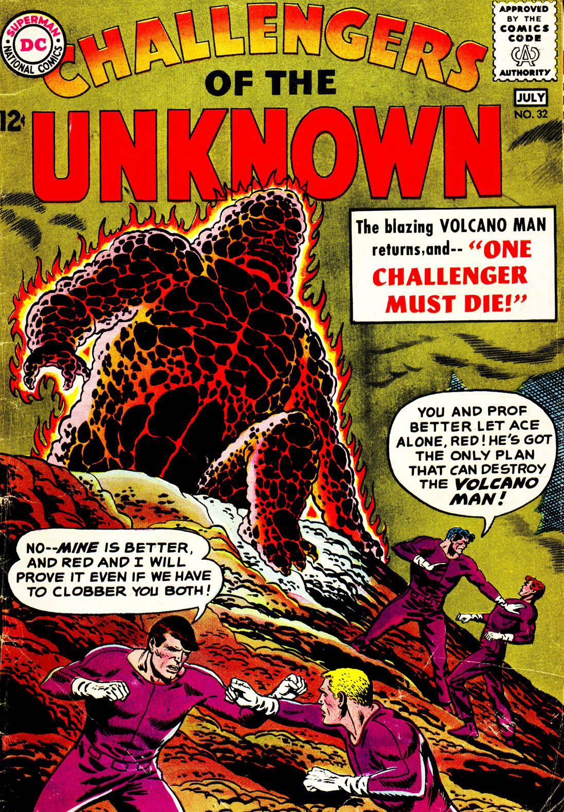 Read online Challengers of the Unknown (1958) comic -  Issue #32 - 1