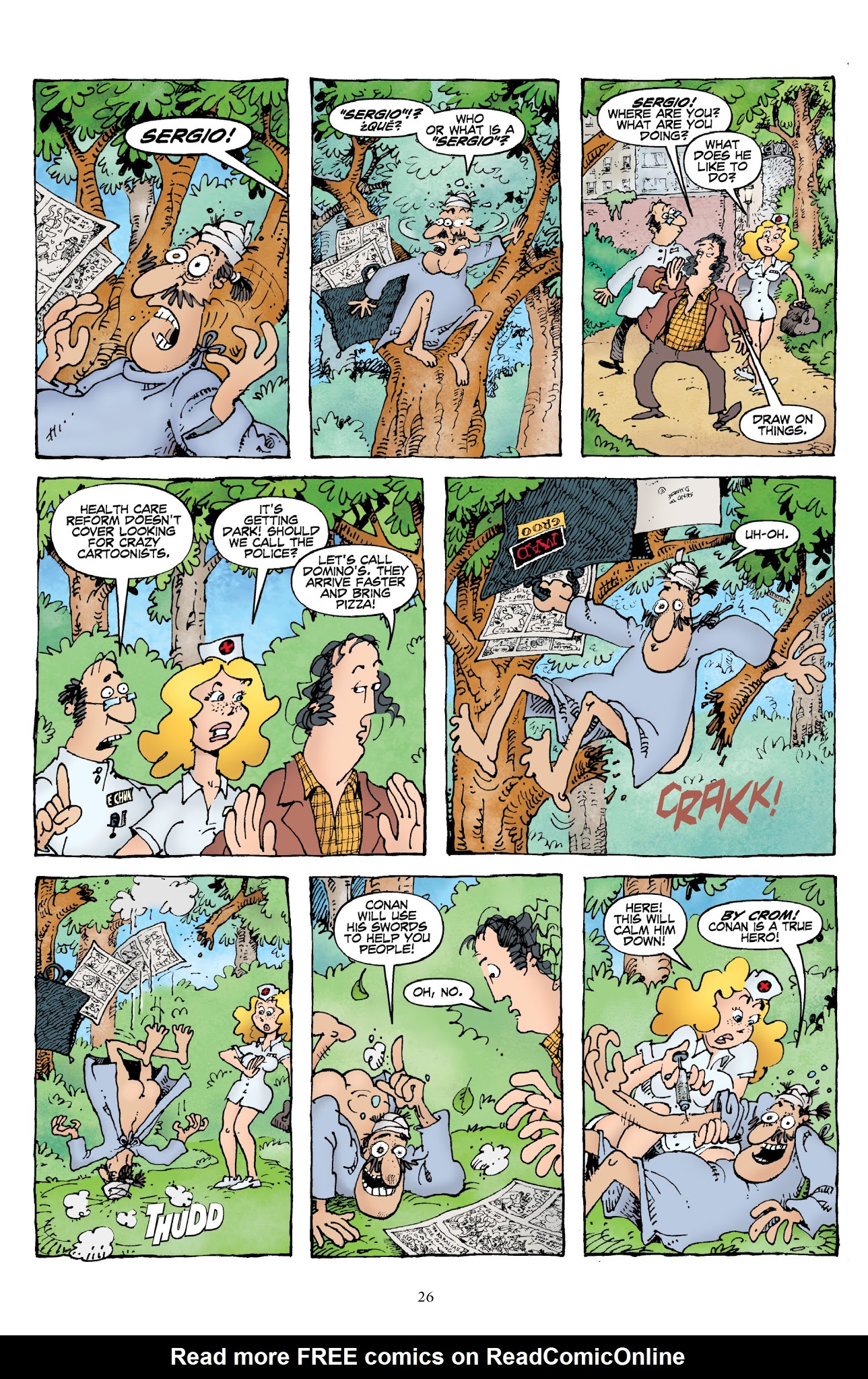 Read online Groo vs. Conan comic -  Issue # TPB - 28