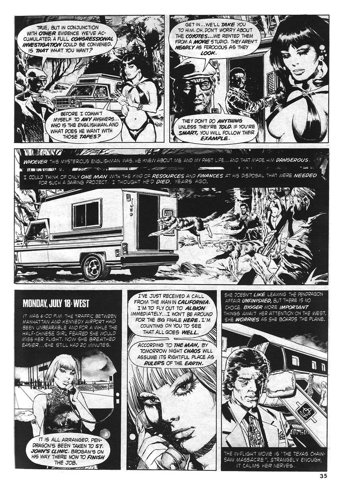 Read online Vampirella (1969) comic -  Issue #64 - 35