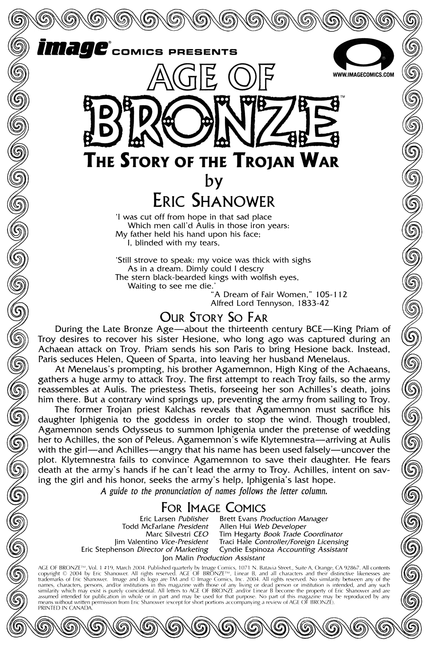 Read online Age of Bronze comic -  Issue #19 - 2