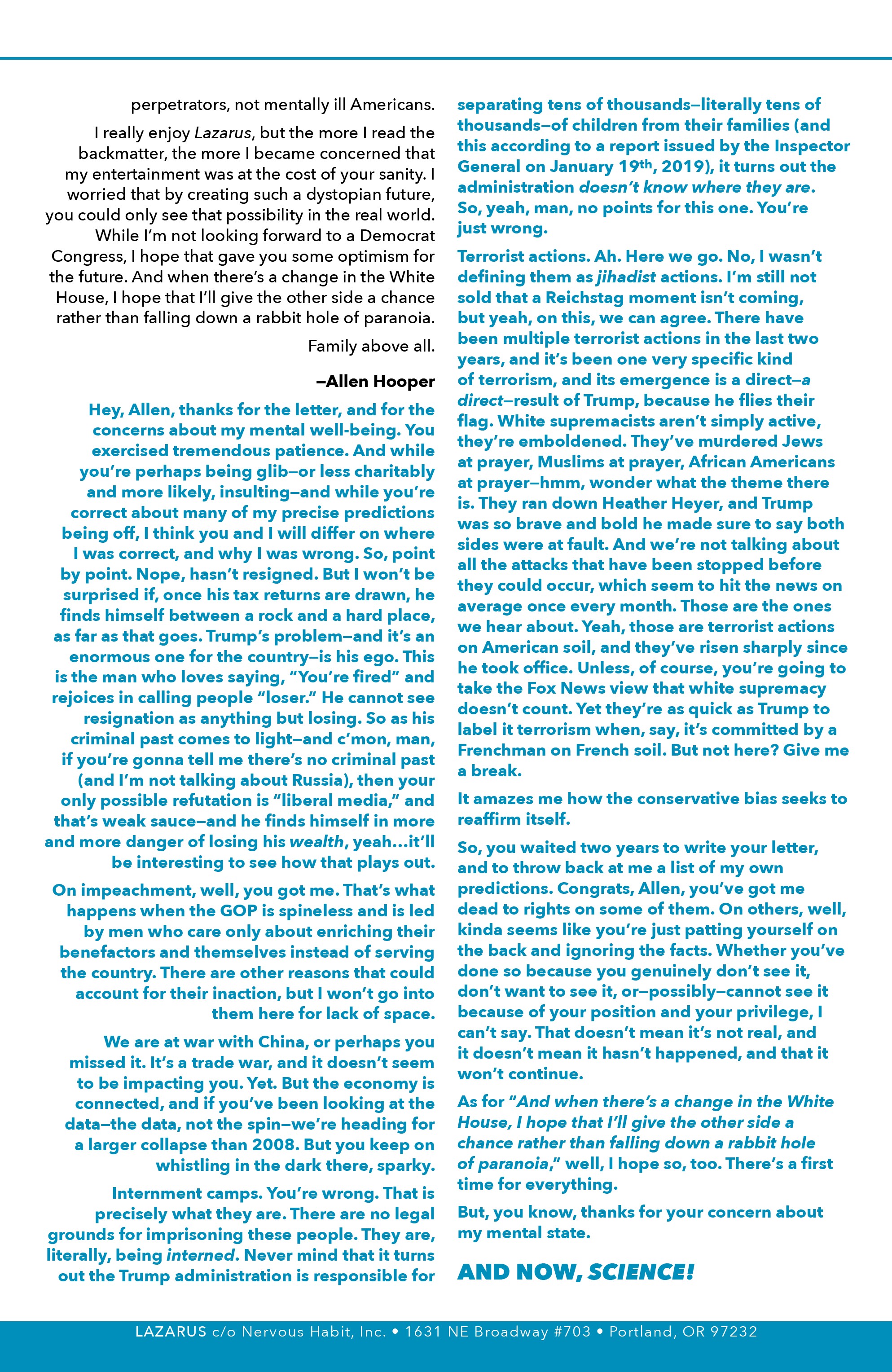 Read online Lazarus: Risen comic -  Issue #1 - 63