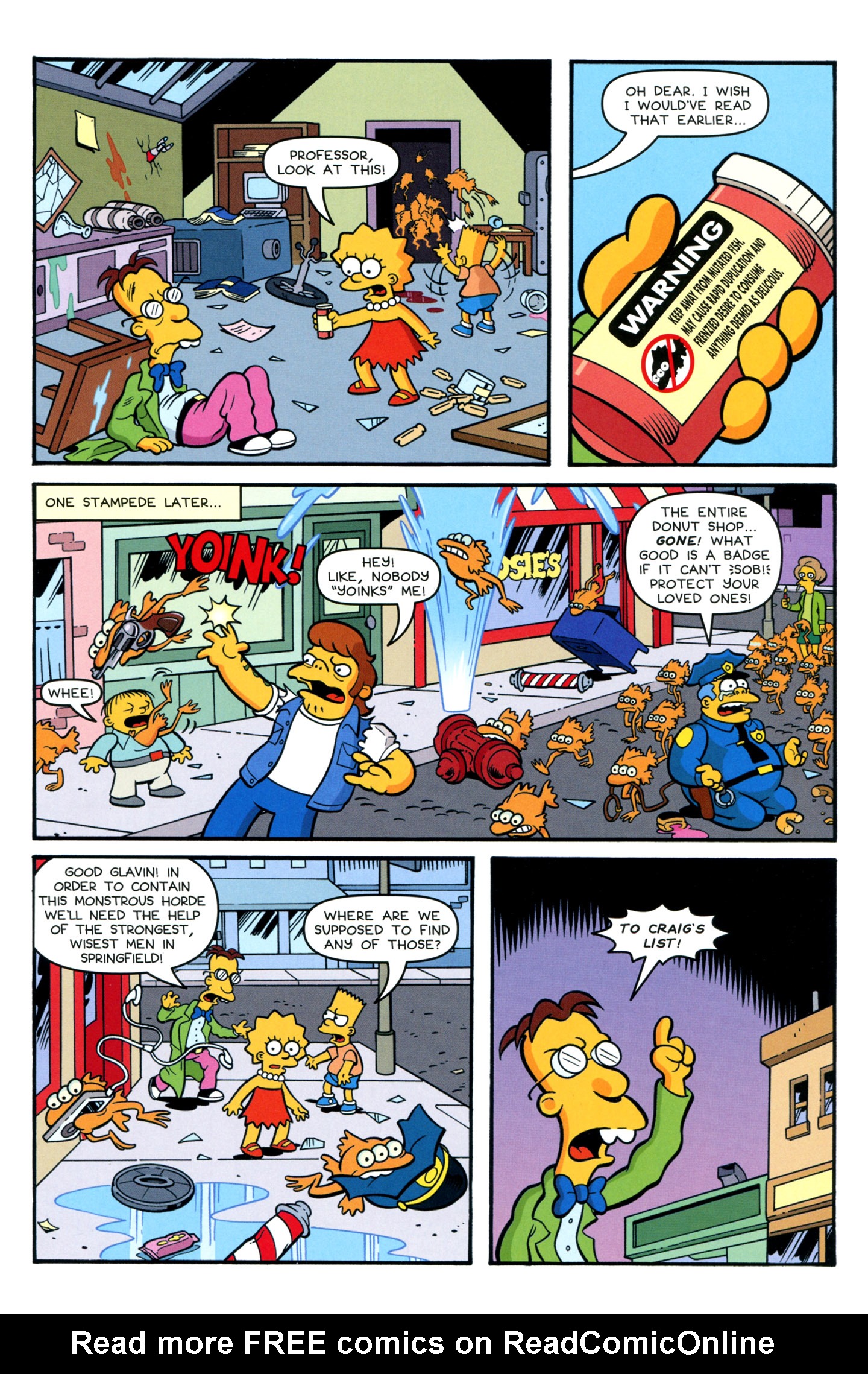 Read online Simpsons One-Shot Wonders: Professor Frink comic -  Issue # Full - 17