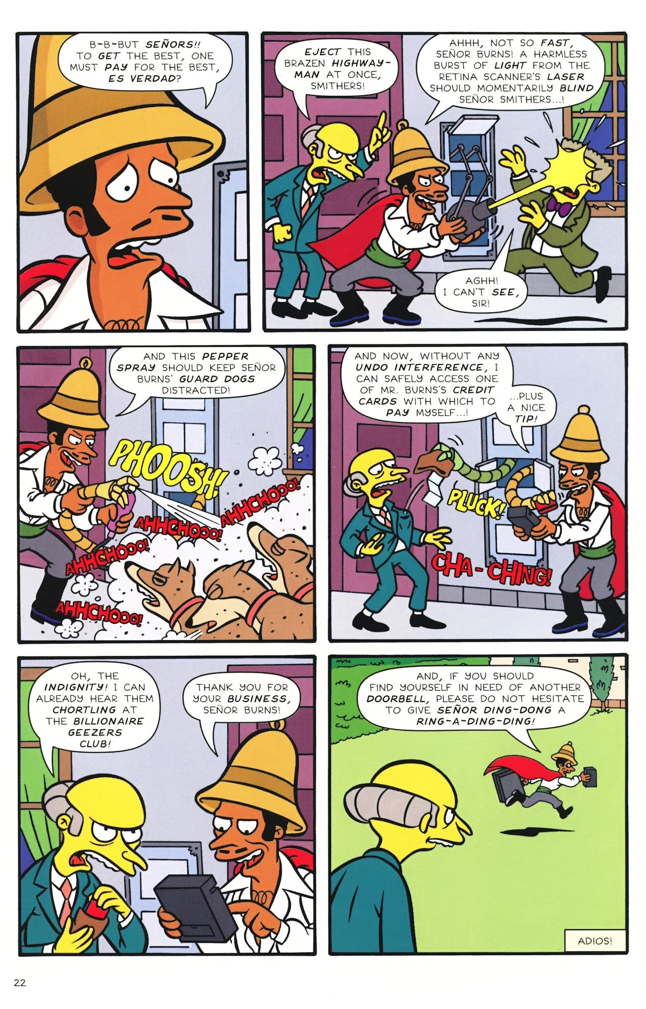 Read online Bongo Comics Presents Simpsons Super Spectacular comic -  Issue #8 - 23