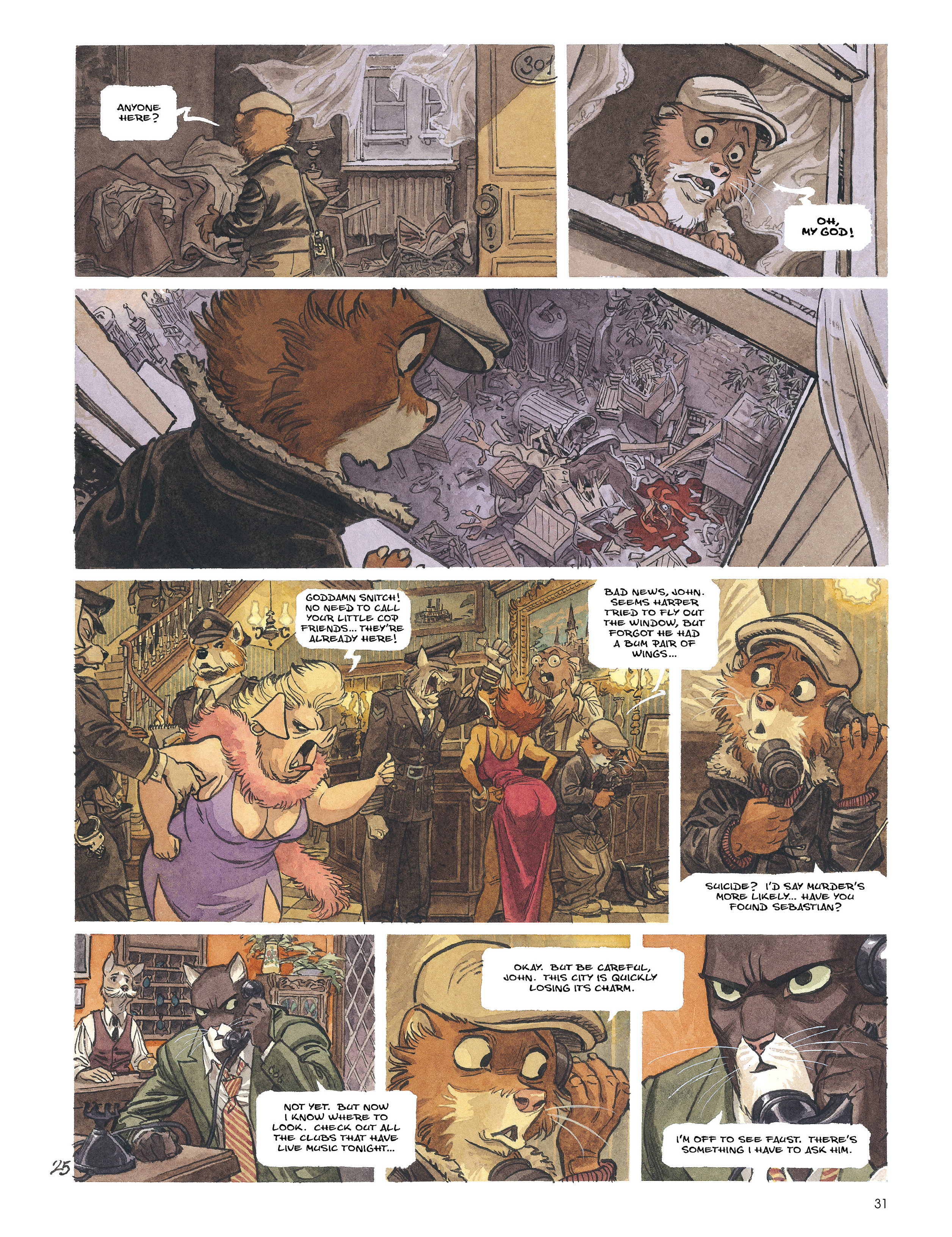 Read online Blacksad: A Silent Hell comic -  Issue # TPB - 32