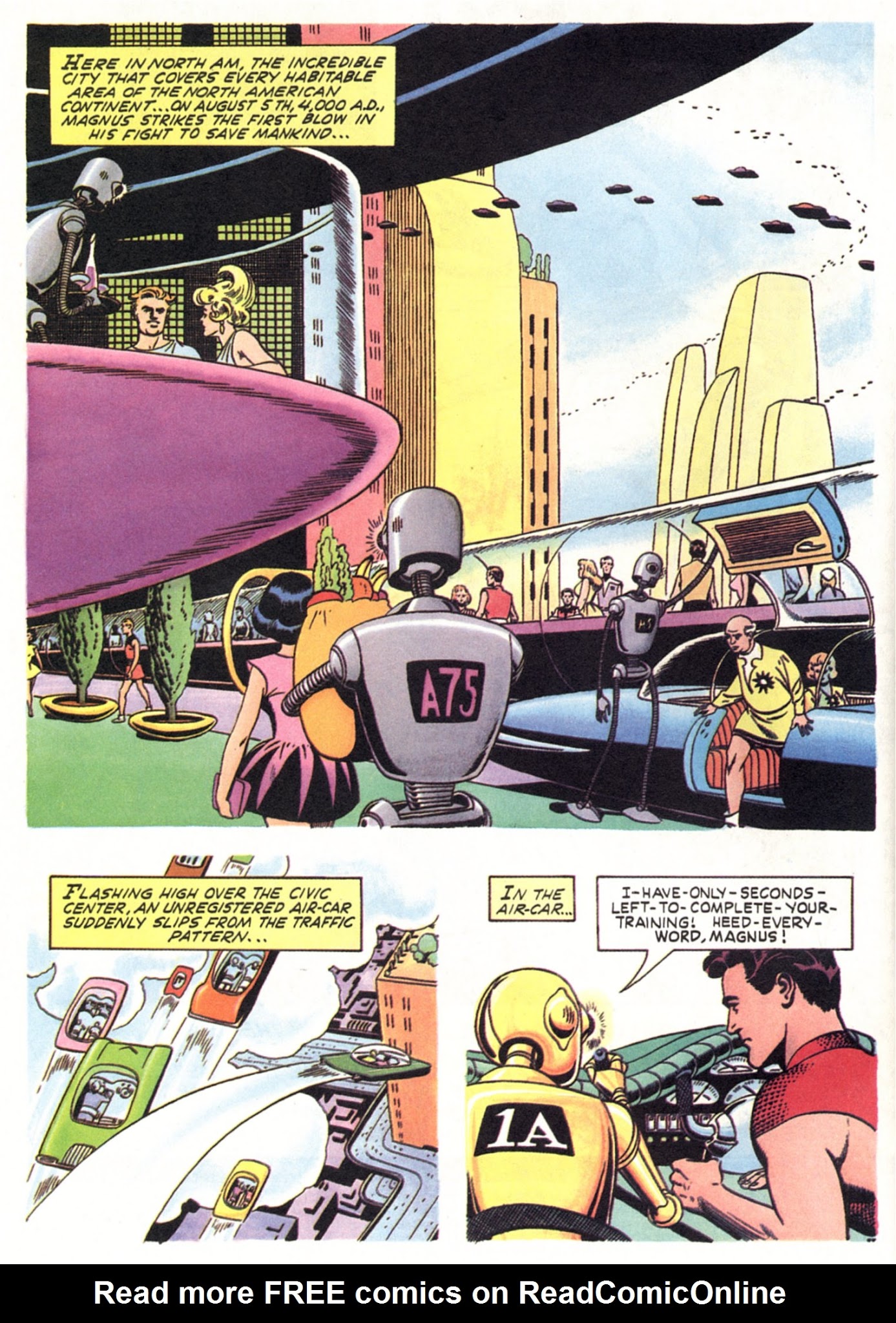 Read online Vintage Magnus, Robot Fighter comic -  Issue #1 - 3