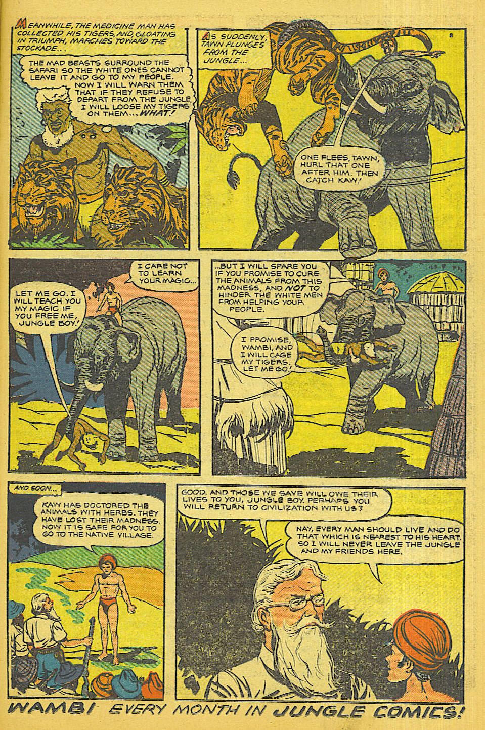 Read online Jungle Comics comic -  Issue #122 - 34