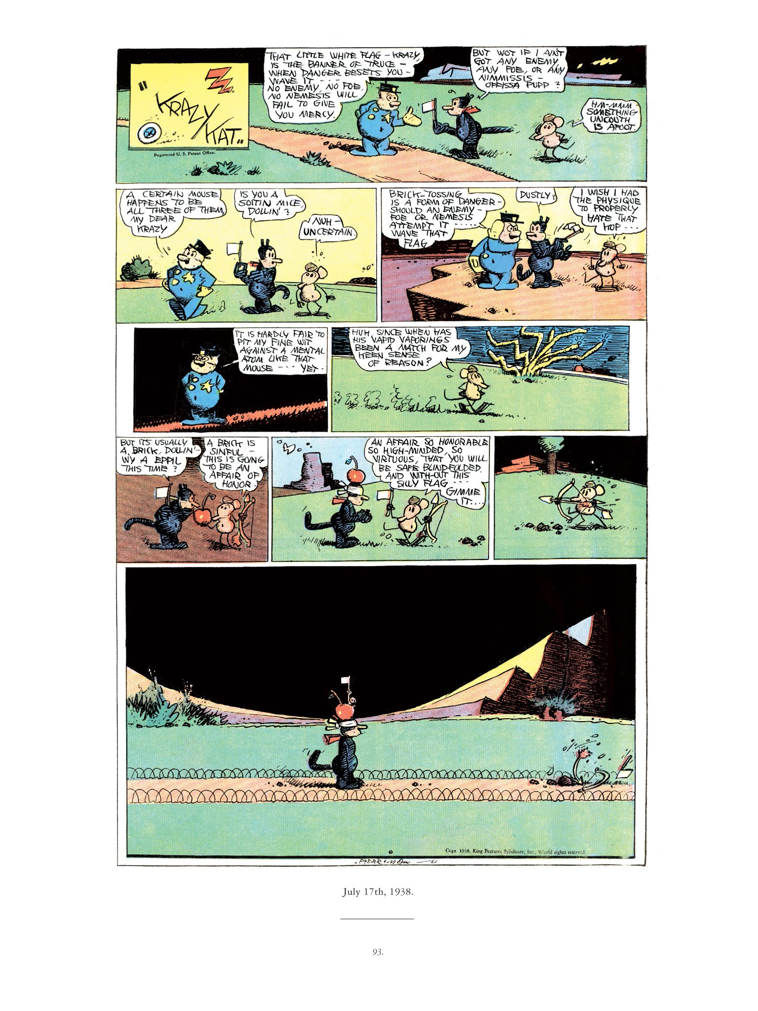 Read online Krazy & Ignatz comic -  Issue # TPB 10 - 91