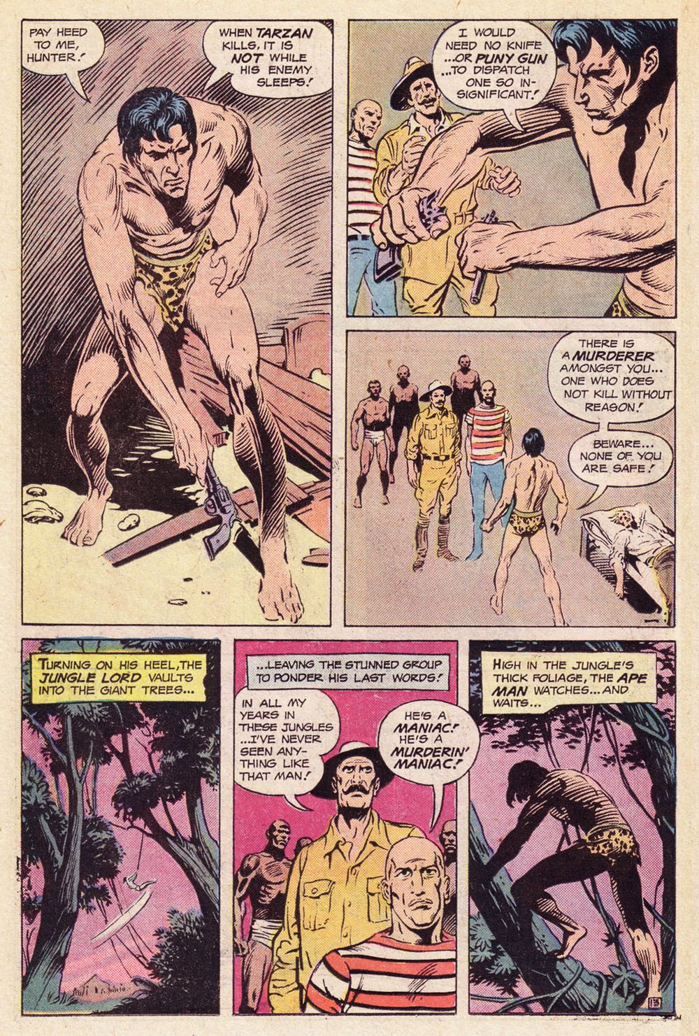 Read online Tarzan (1972) comic -  Issue #246 - 25