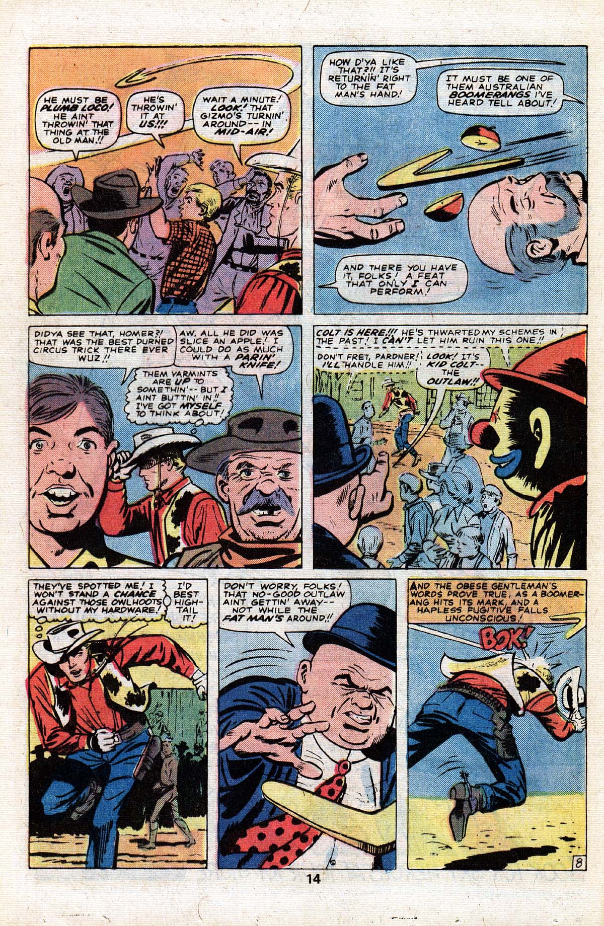 Read online Kid Colt Outlaw comic -  Issue #219 - 16