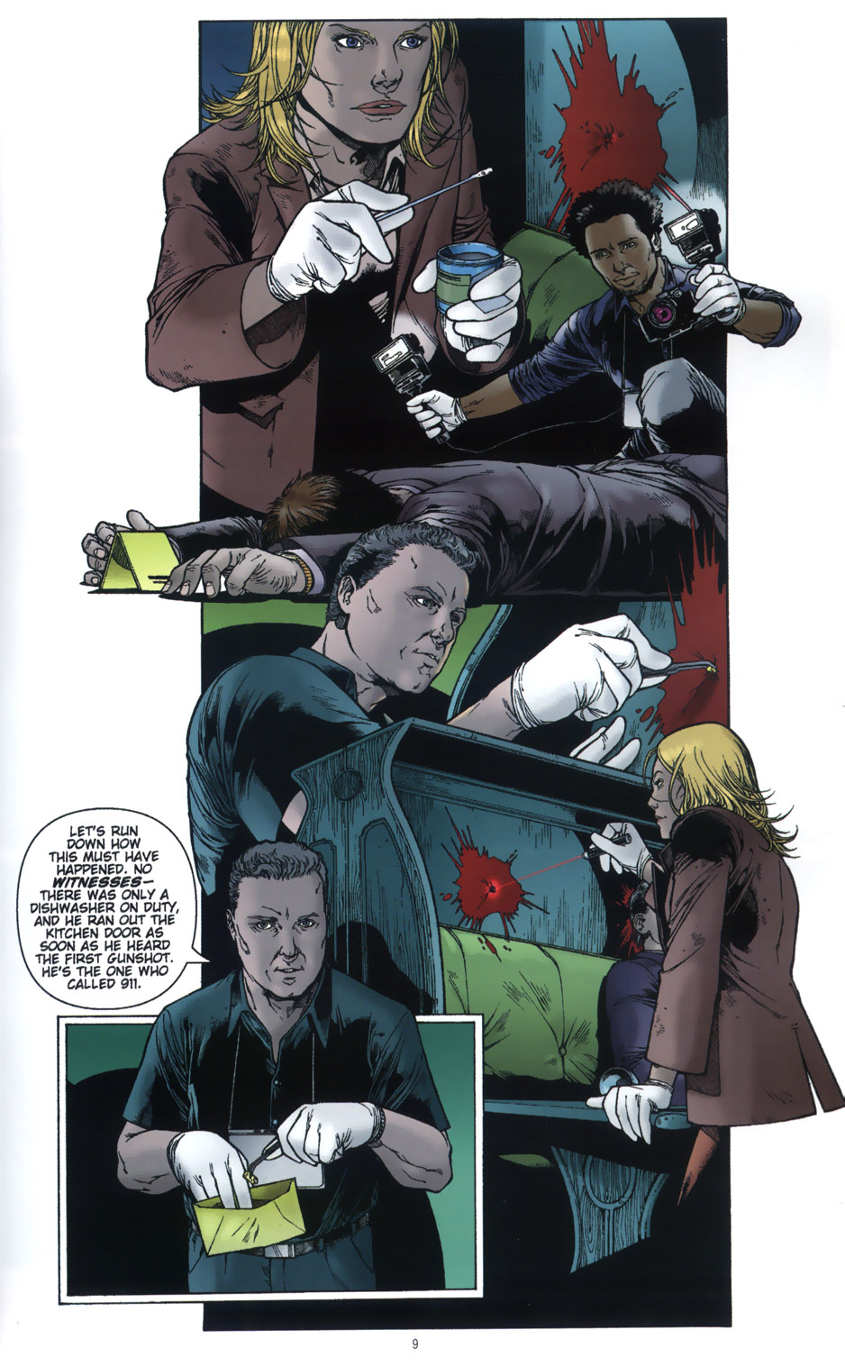 Read online CSI: Crime Scene Investigation: Thicker Than Blood comic -  Issue # Full - 11