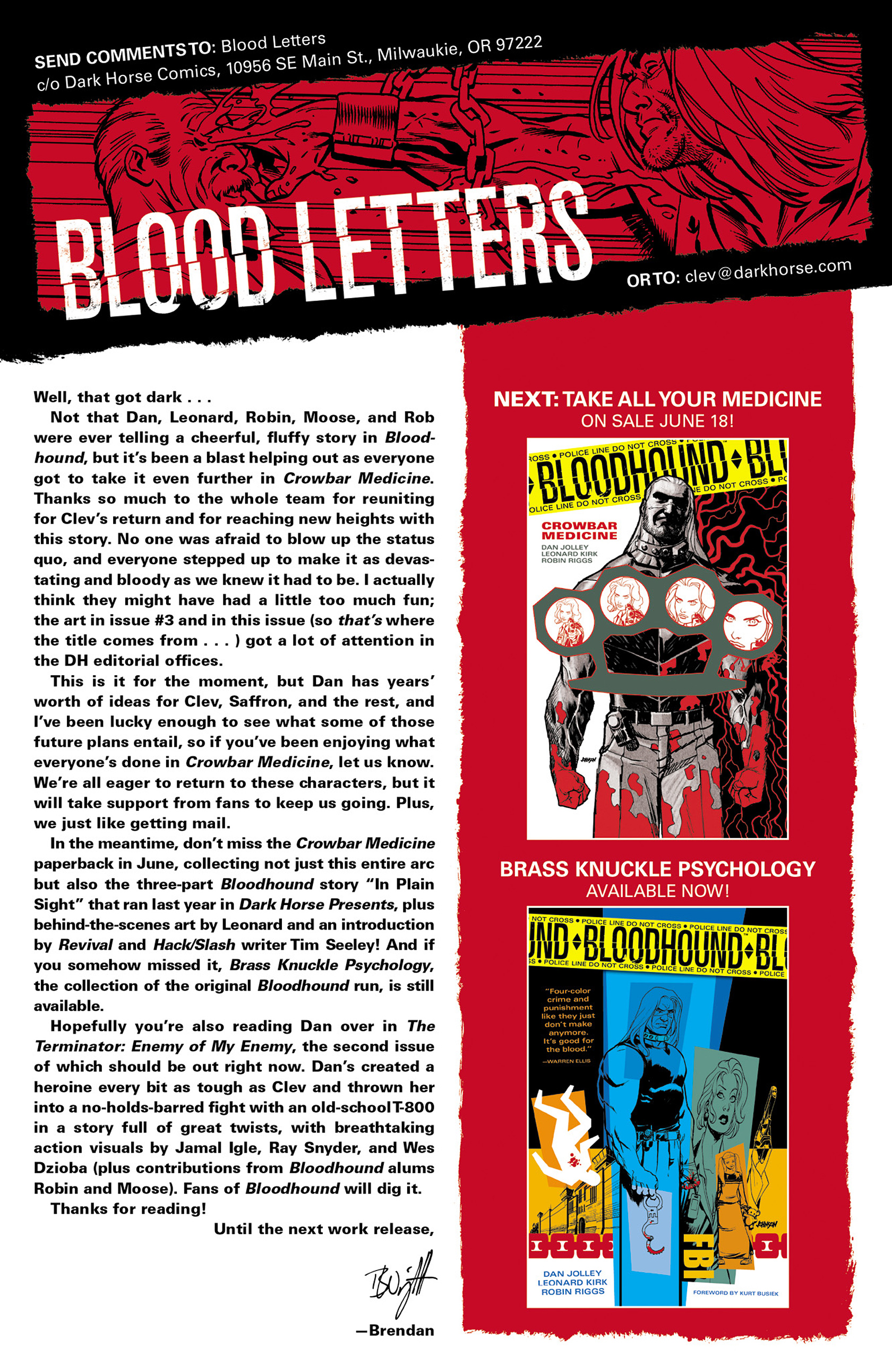 Read online Bloodhound: Crowbar Medicine comic -  Issue #5 - 25