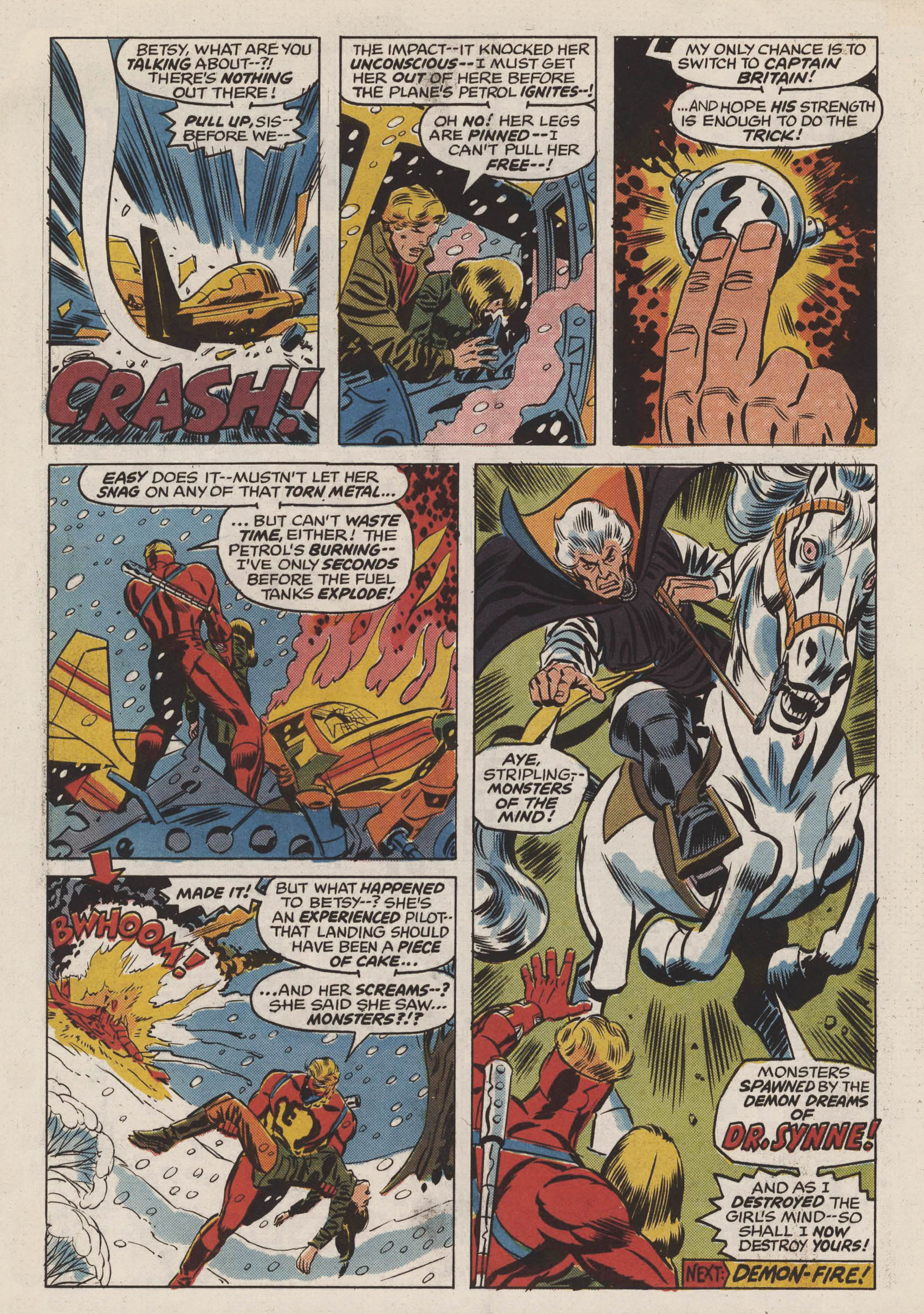 Read online Captain Britain (1976) comic -  Issue #8 - 8