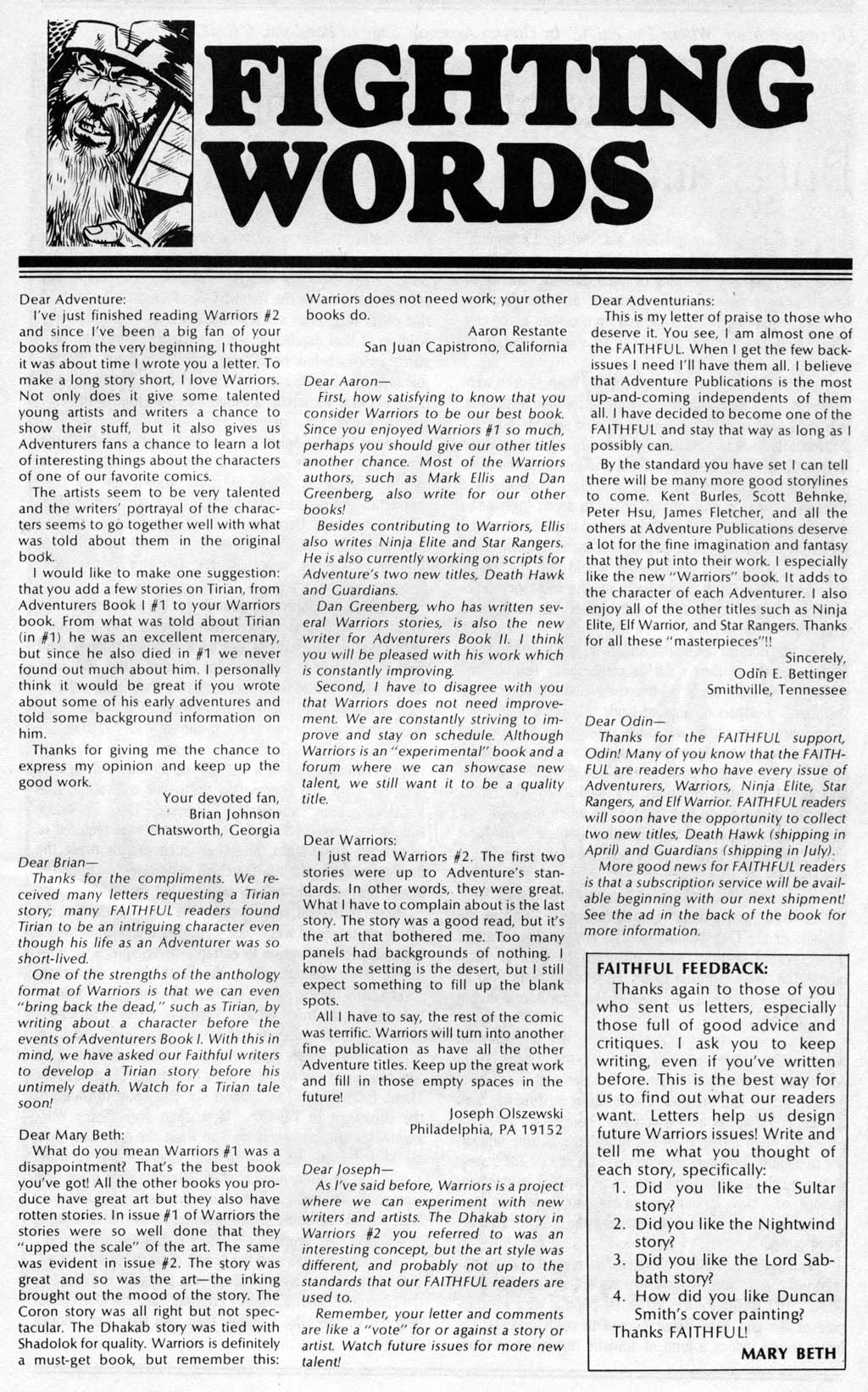 Read online Warriors comic -  Issue #3 - 28