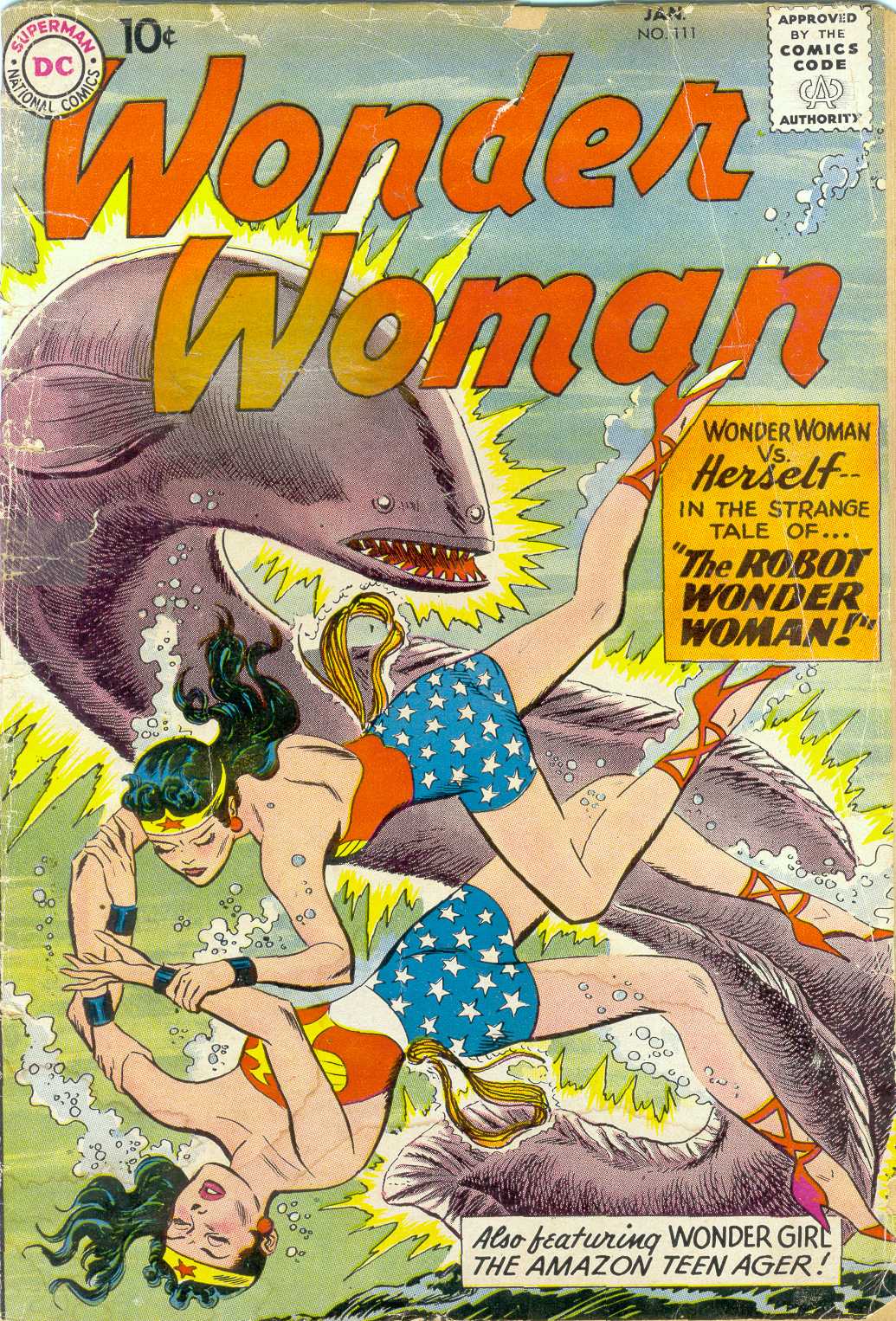 Read online Wonder Woman (1942) comic -  Issue #111 - 1