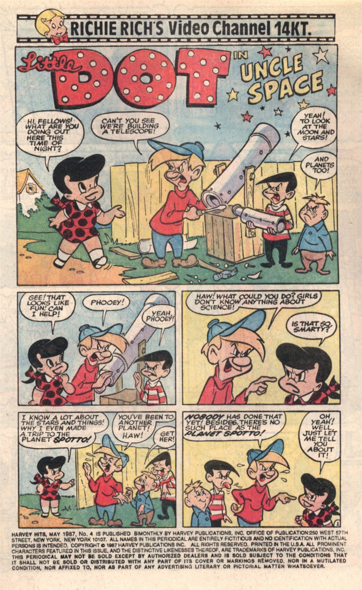 Read online Harvey Hits Comics comic -  Issue #4 - 5