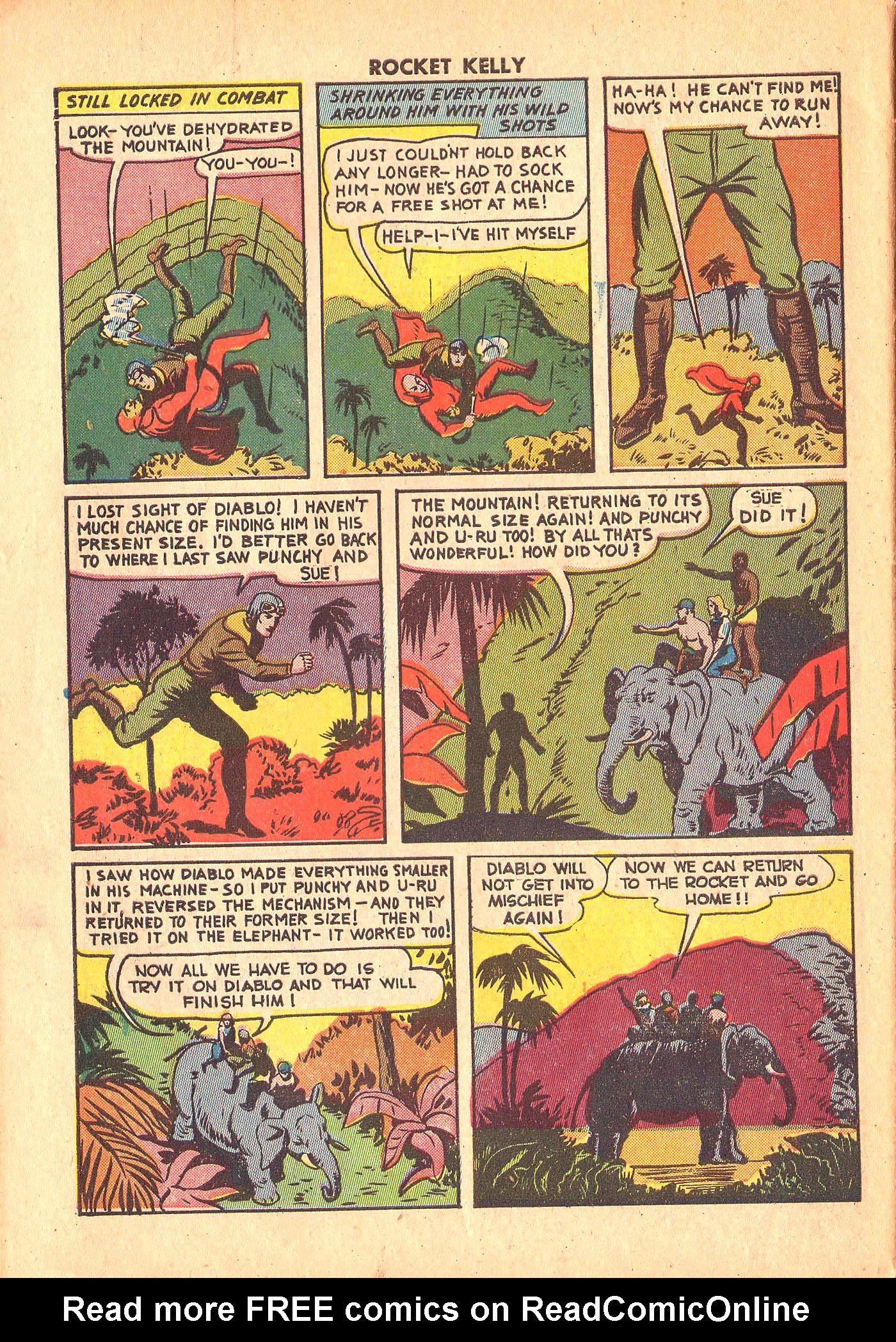 Read online Rocket Kelly (1945) comic -  Issue #1 - 34