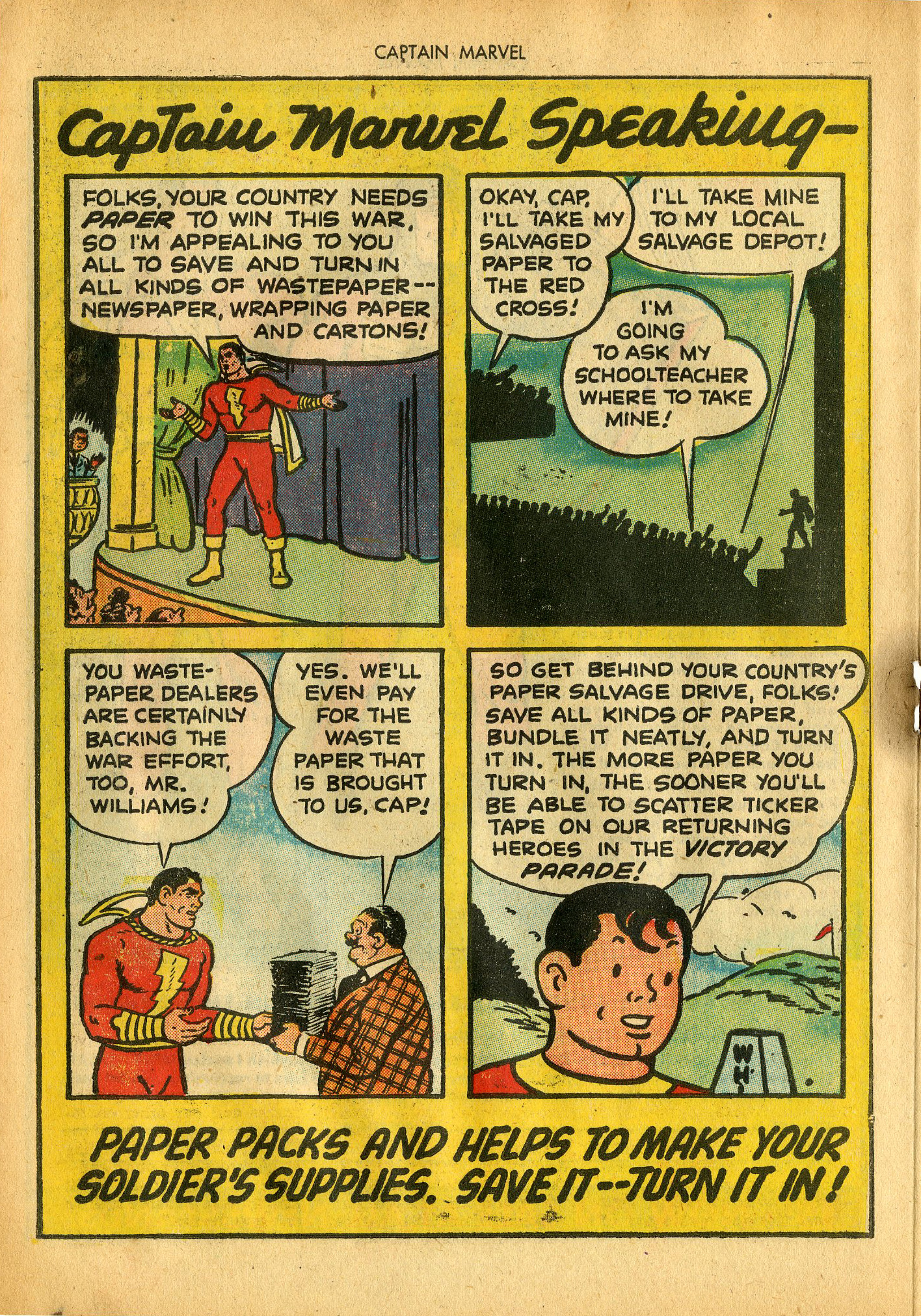 Read online Captain Marvel Adventures comic -  Issue #35 - 30