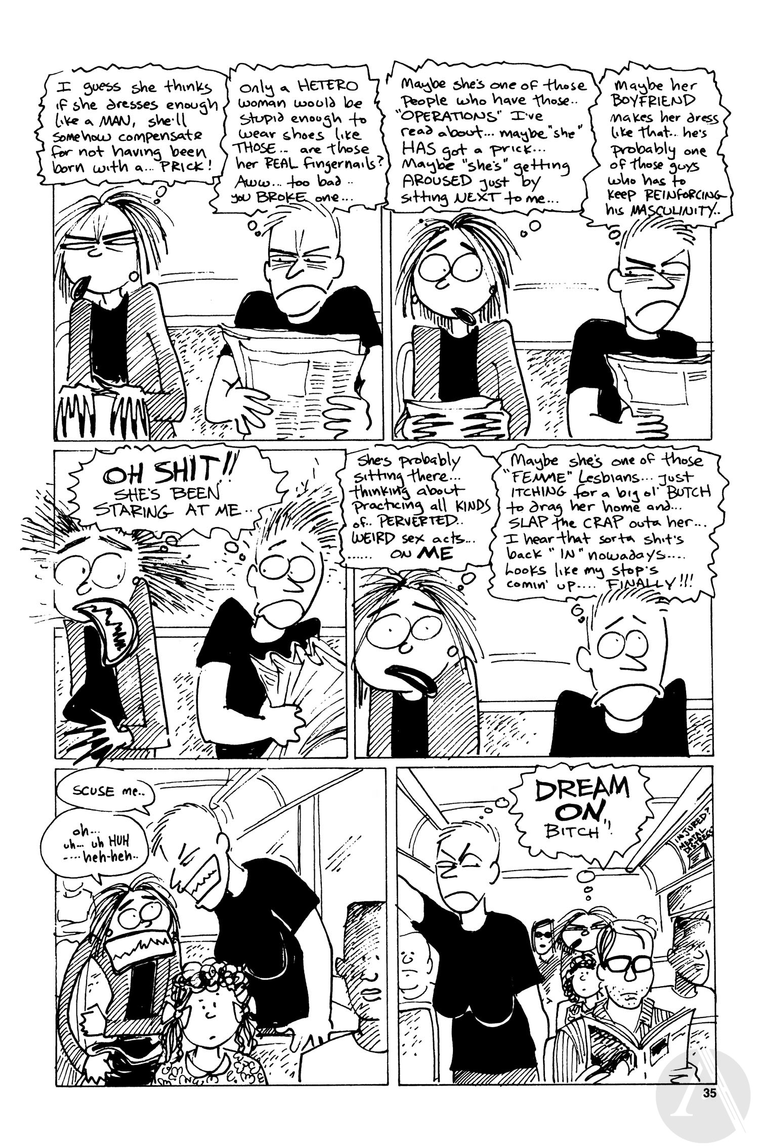 Read online Bitchy Butch: World's Angriest Dyke comic -  Issue # TPB - 41