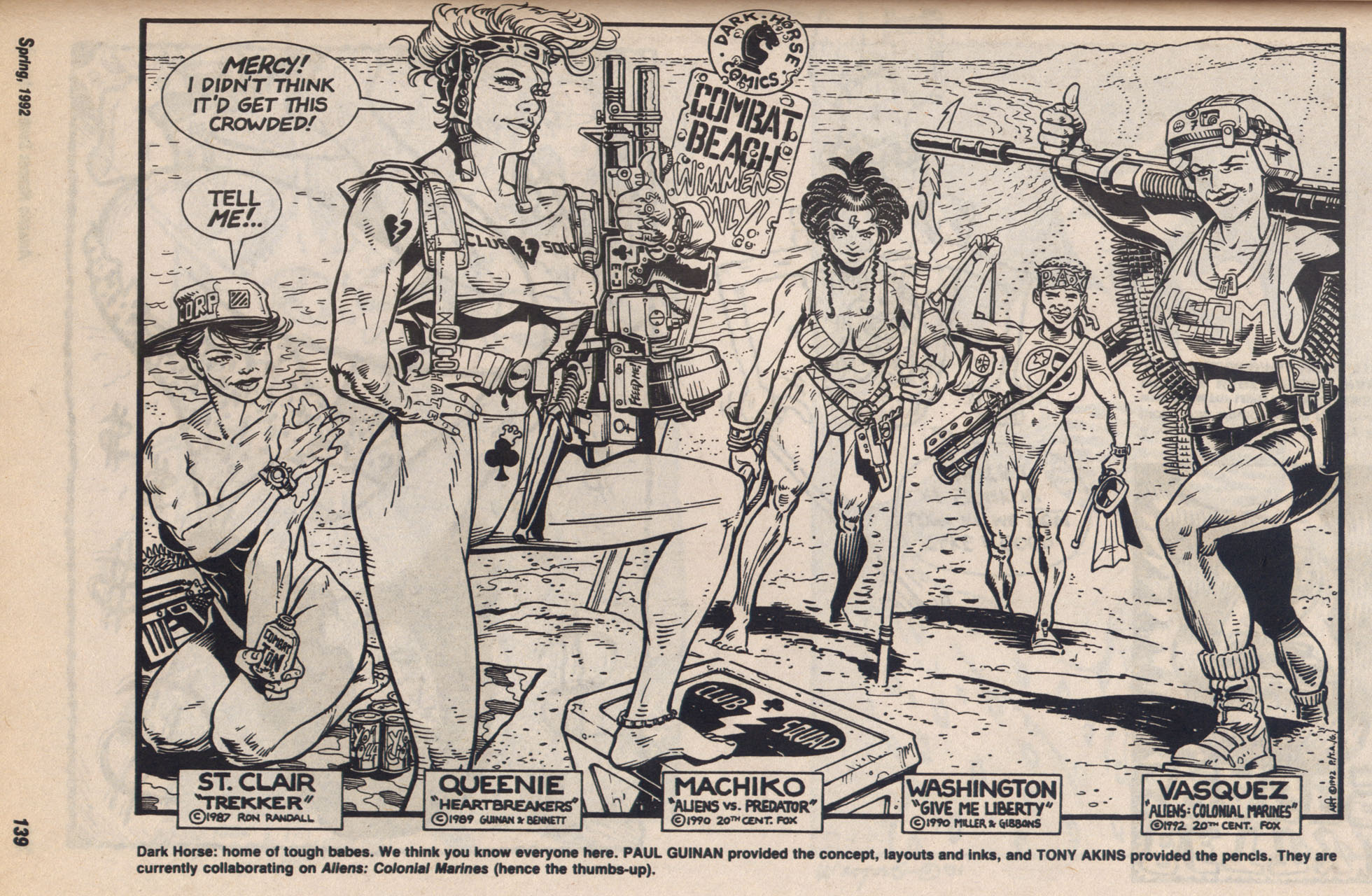 Read online Amazing Heroes Swimsuit Special comic -  Issue # TPB 3 - 138