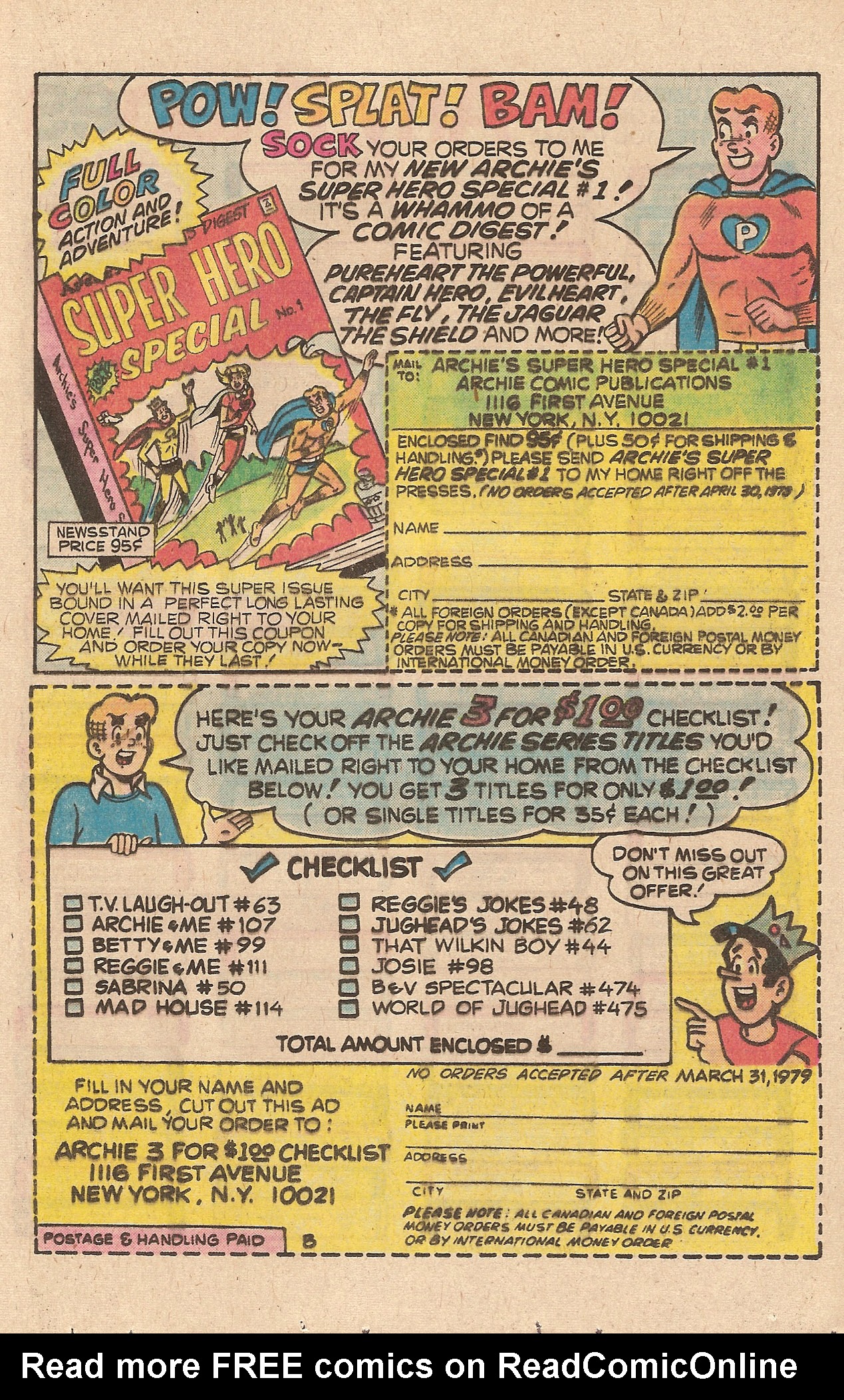 Read online Jughead (1965) comic -  Issue #283 - 17