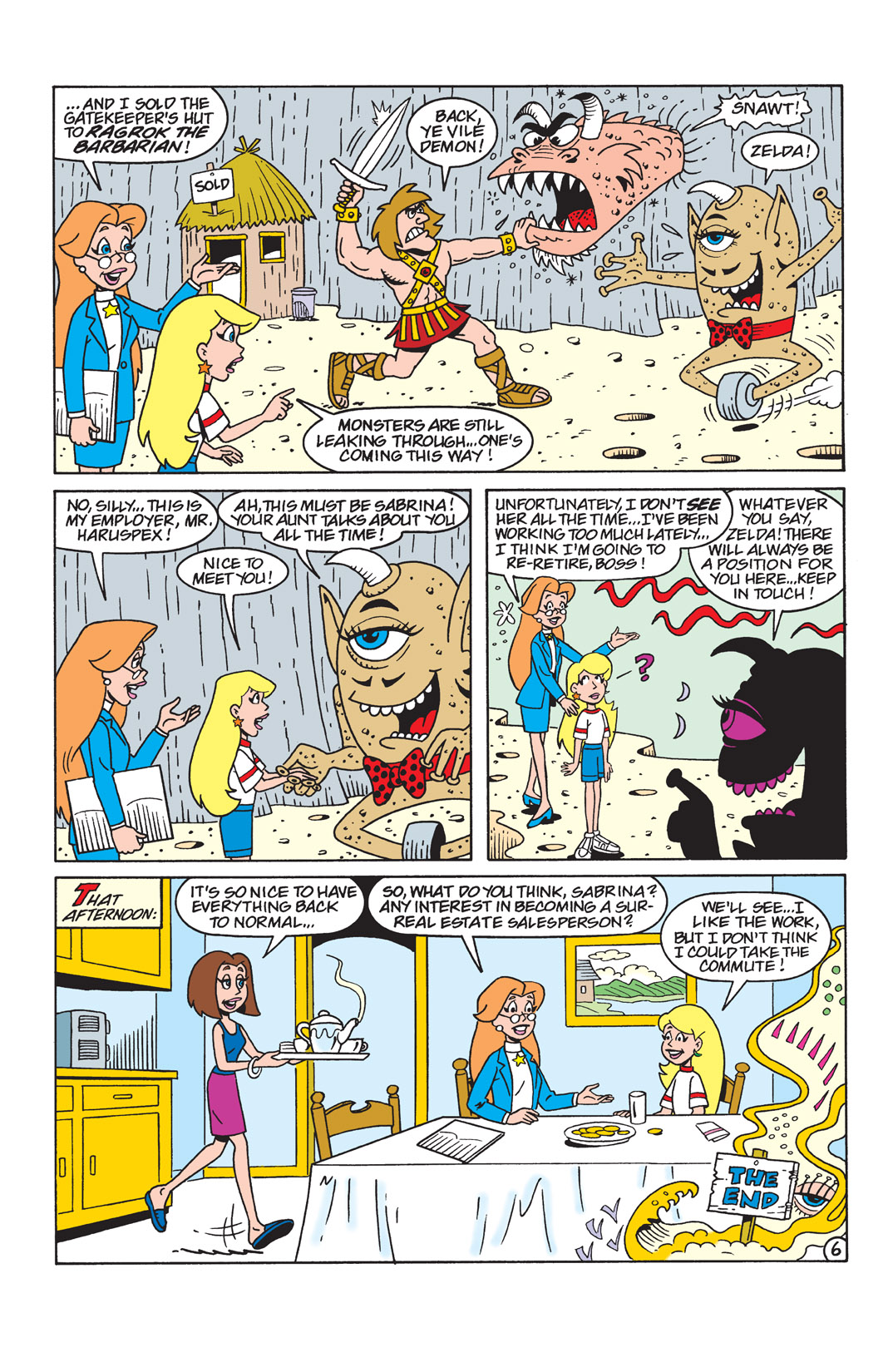 Read online Sabrina the Teenage Witch (2000) comic -  Issue #20 - 24