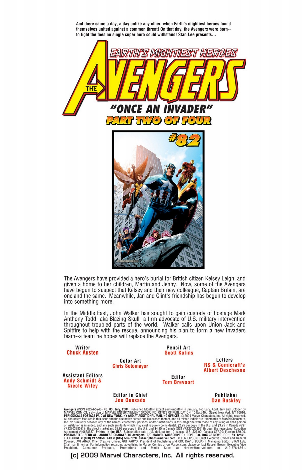 Read online Avengers (1998) comic -  Issue #83 - 2