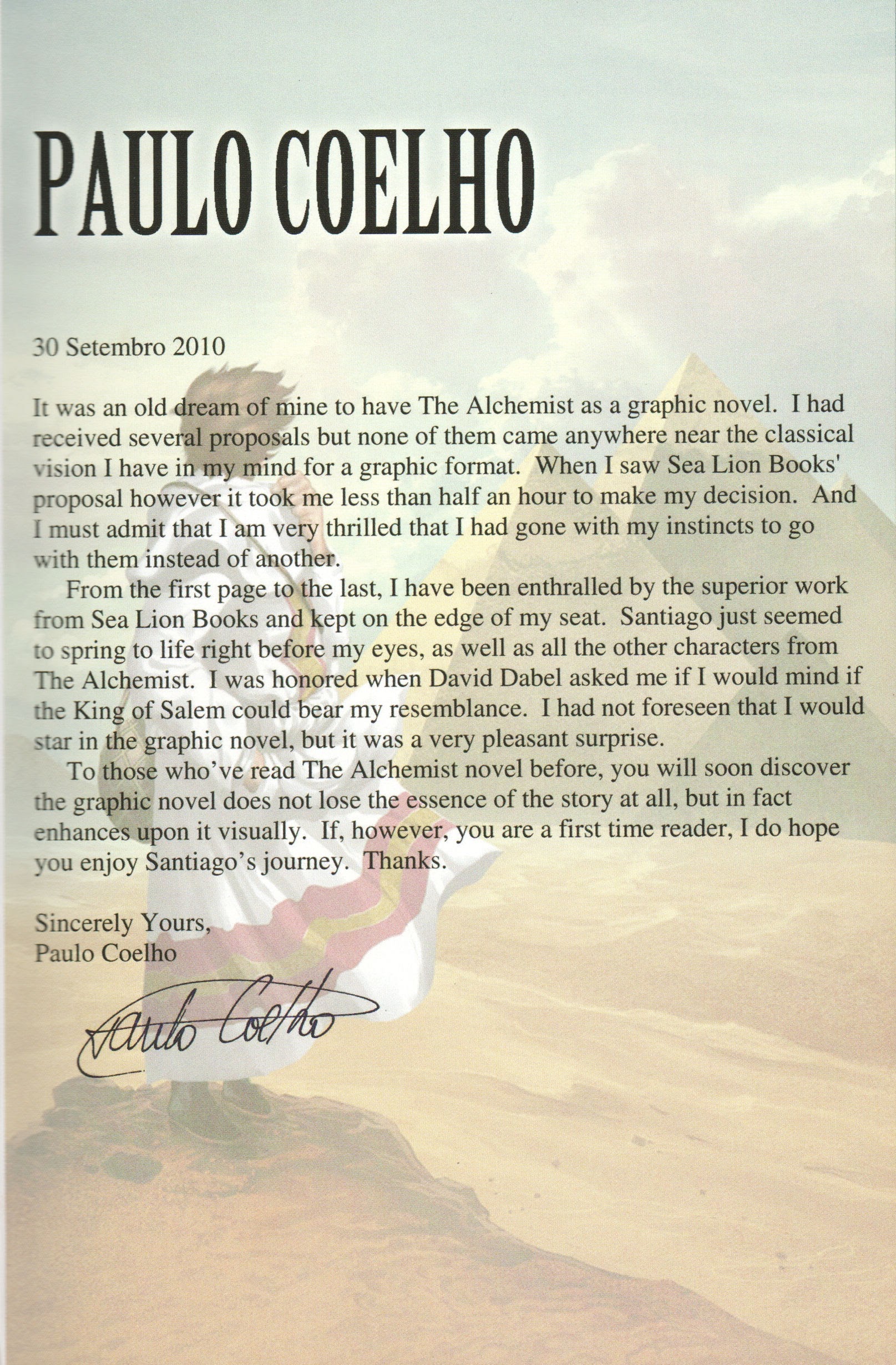 Read online The Alchemist: A Graphic Novel comic -  Issue # TPB (Part 1) - 10