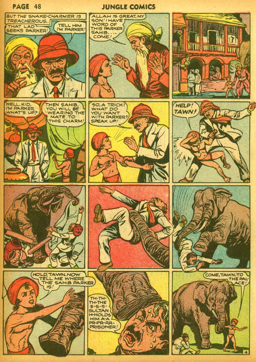 Read online Jungle Comics comic -  Issue #17 - 50