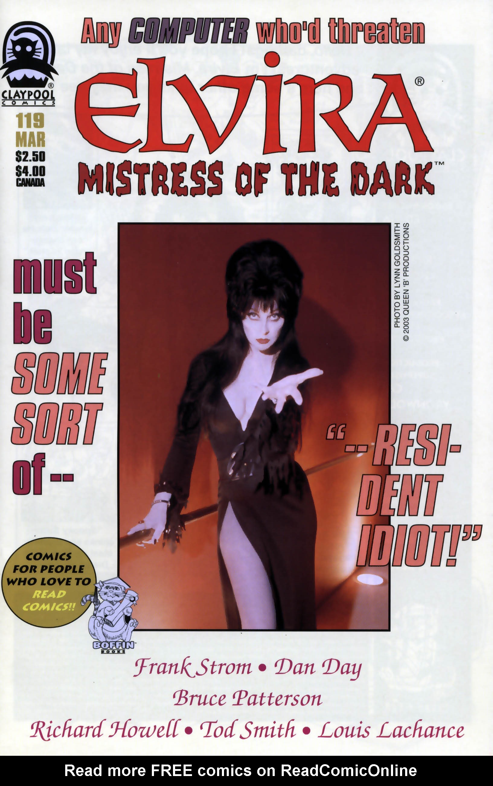Read online Elvira, Mistress of the Dark comic -  Issue #119 - 1