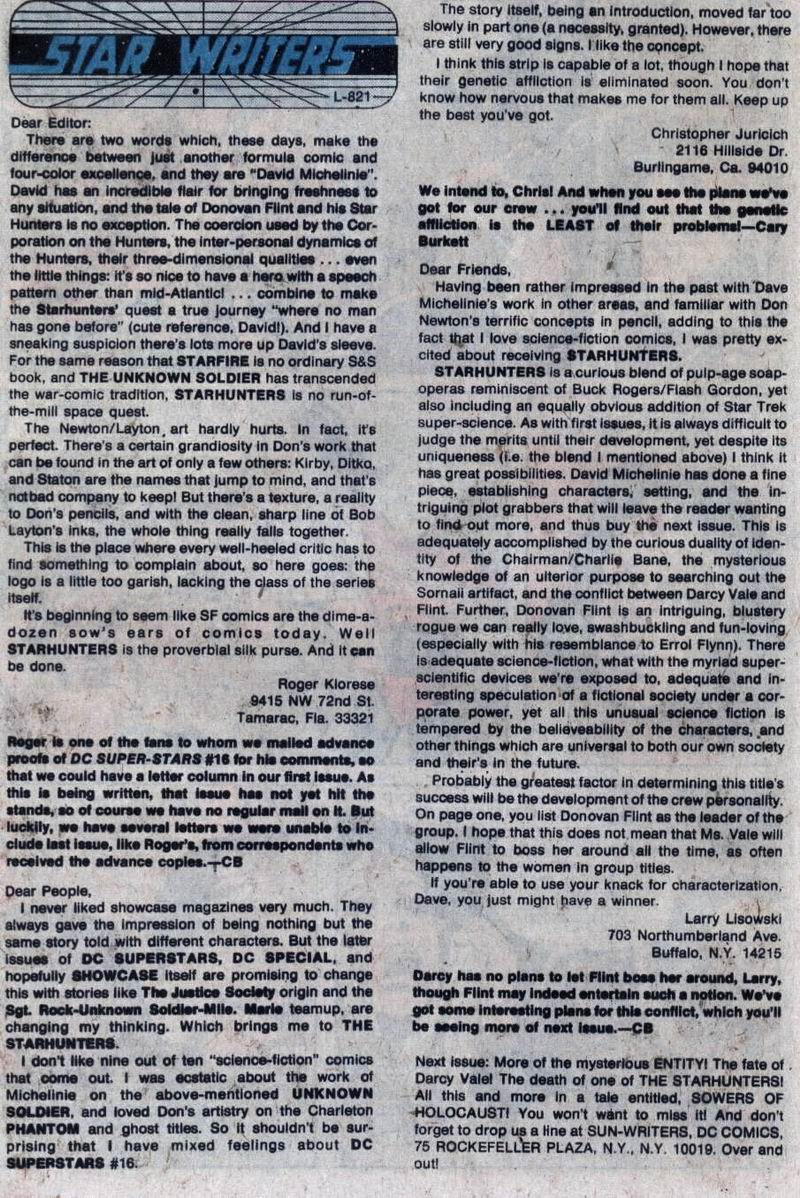 Read online Star Hunters comic -  Issue #2 - 19