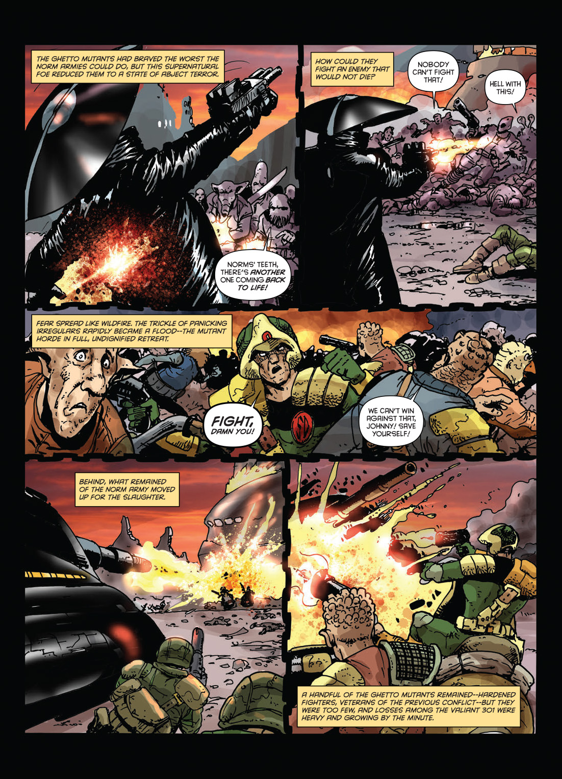 Read online Strontium Dog: The Life and Death of Johnny Alpha: Dogs of War comic -  Issue # TPB - 122