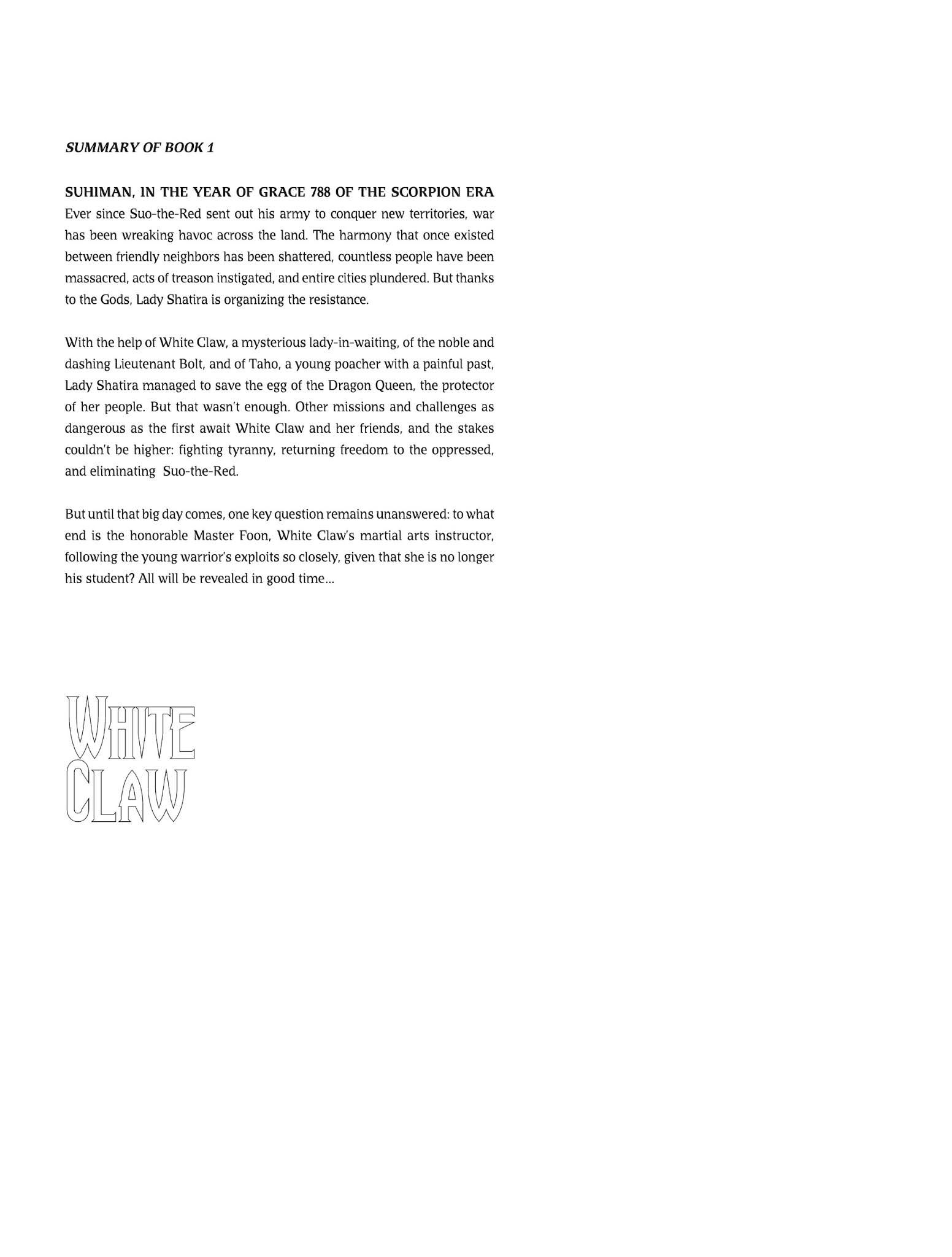 Read online White Claw comic -  Issue #2 - 4