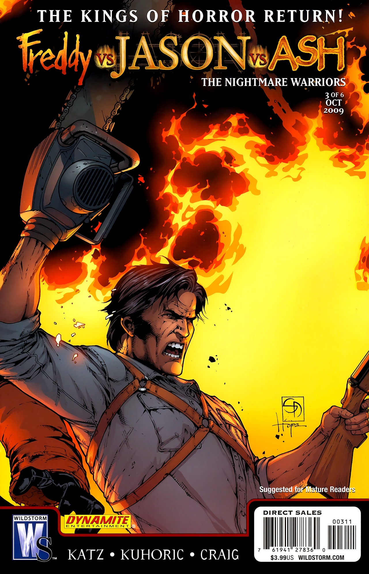 Read online Freddy vs. Jason vs. Ash: The Nightmare Warriors comic -  Issue #3 - 1