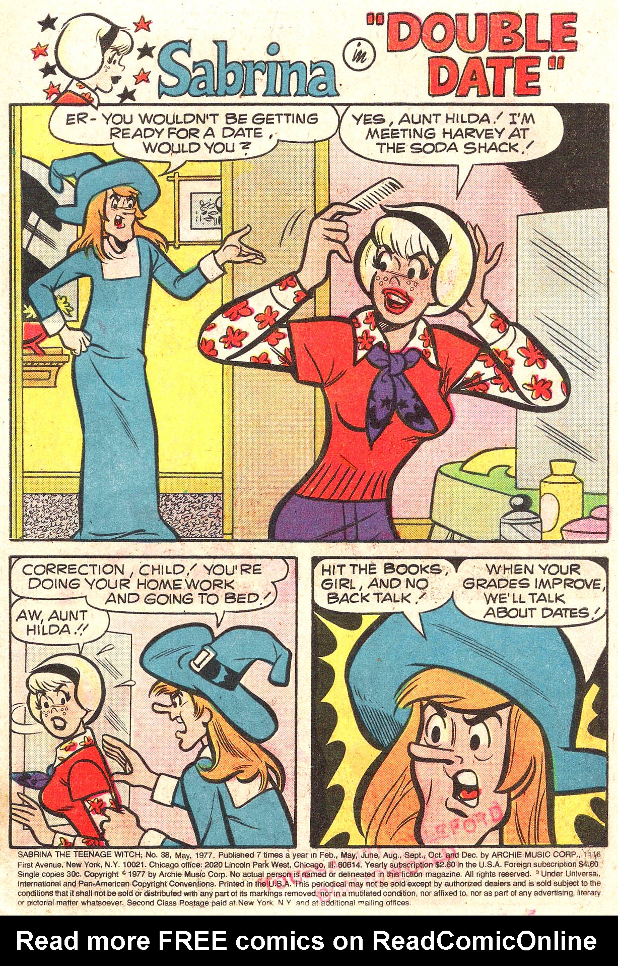 Sabrina The Teenage Witch (1971) Issue #38 #38 - English 3