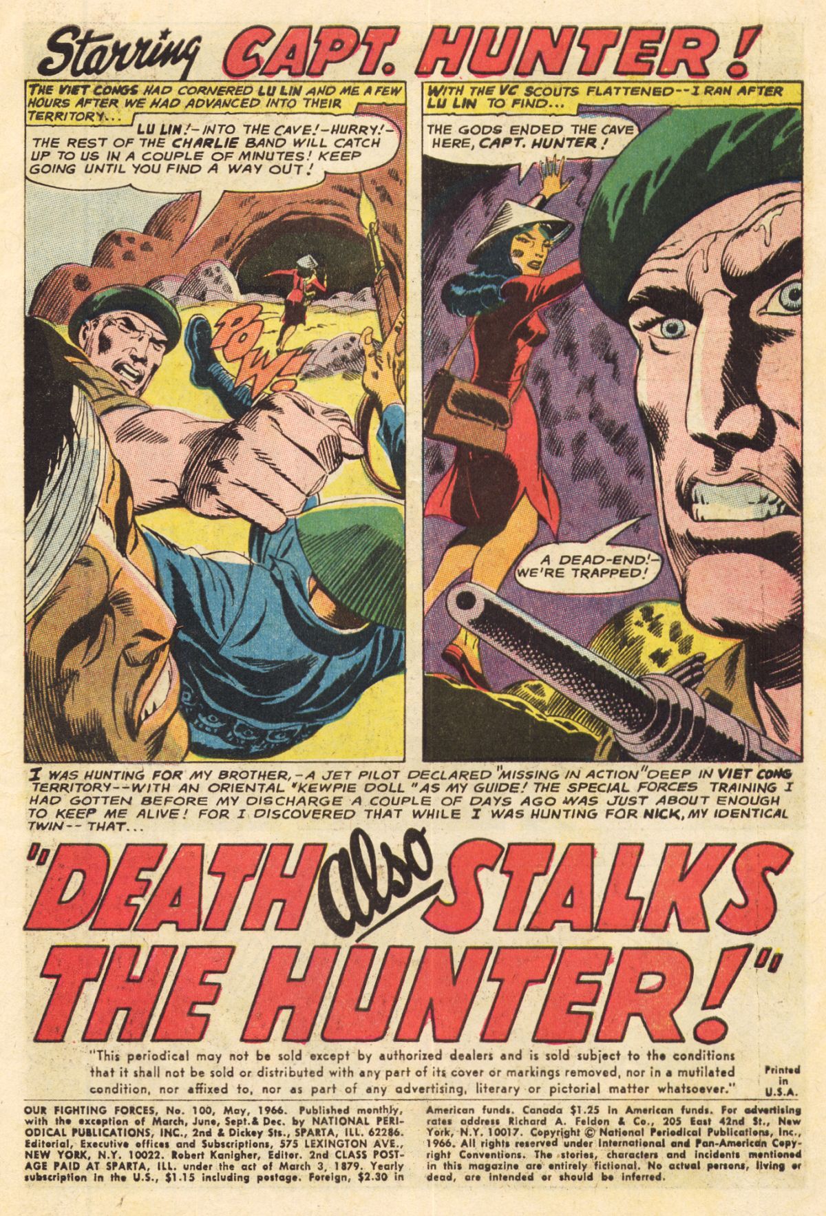 Read online Our Fighting Forces comic -  Issue #100 - 2