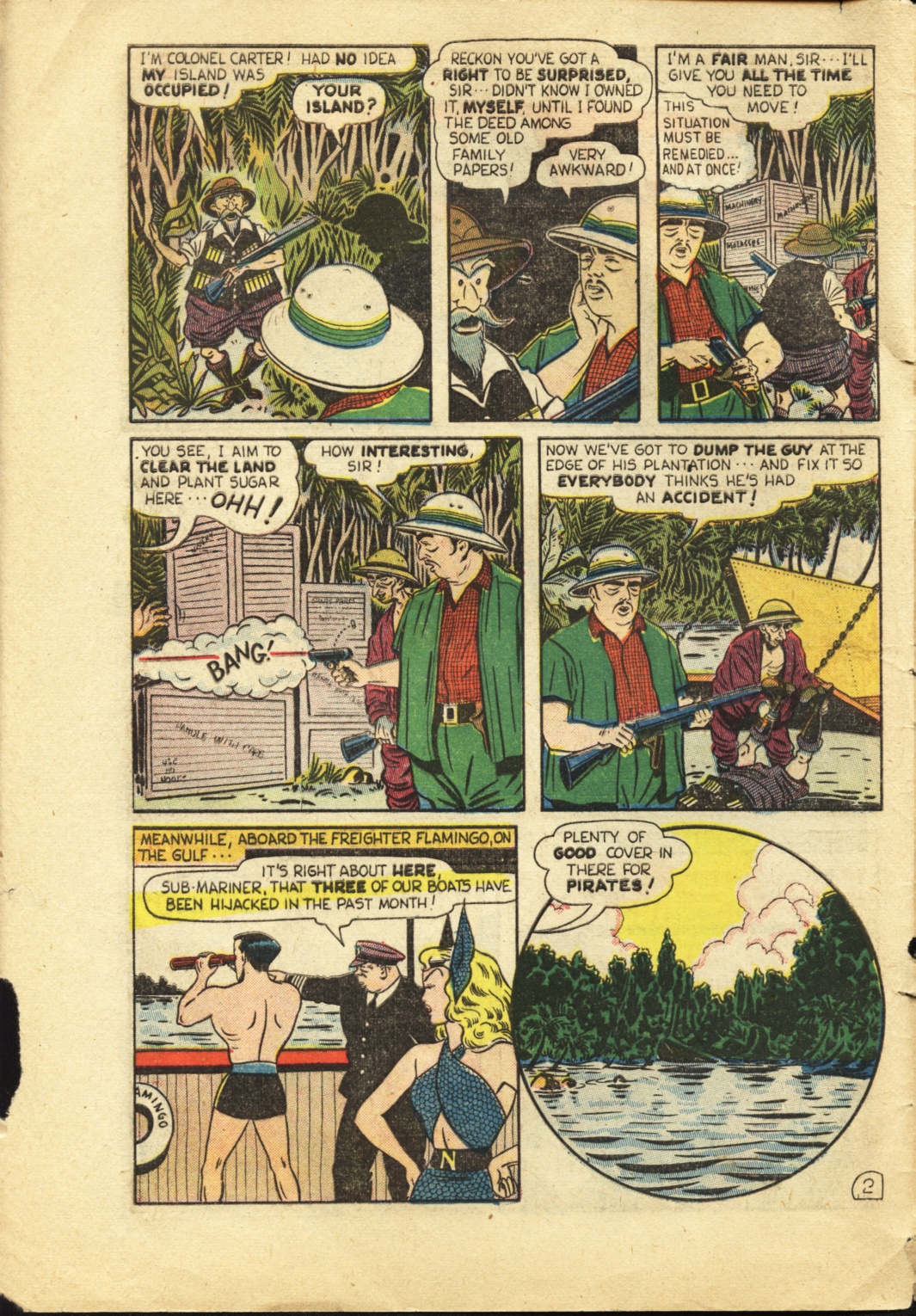 Read online Sub-Mariner Comics comic -  Issue #29 - 3