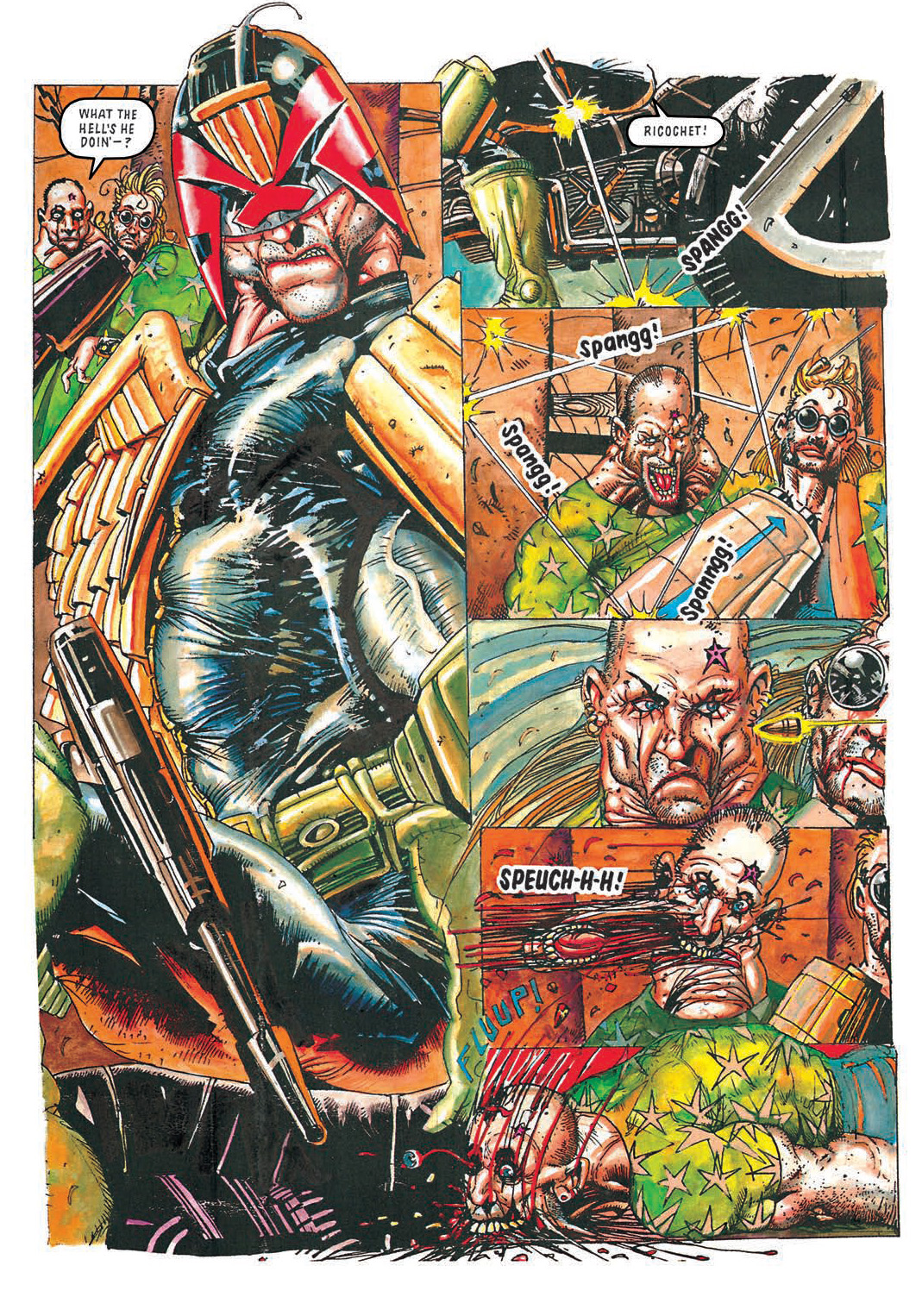 Read online Judge Dredd [Collections - Rebellion] comic -  Issue # TPB Judge Dredd - Heavy Metal Dredd - 47