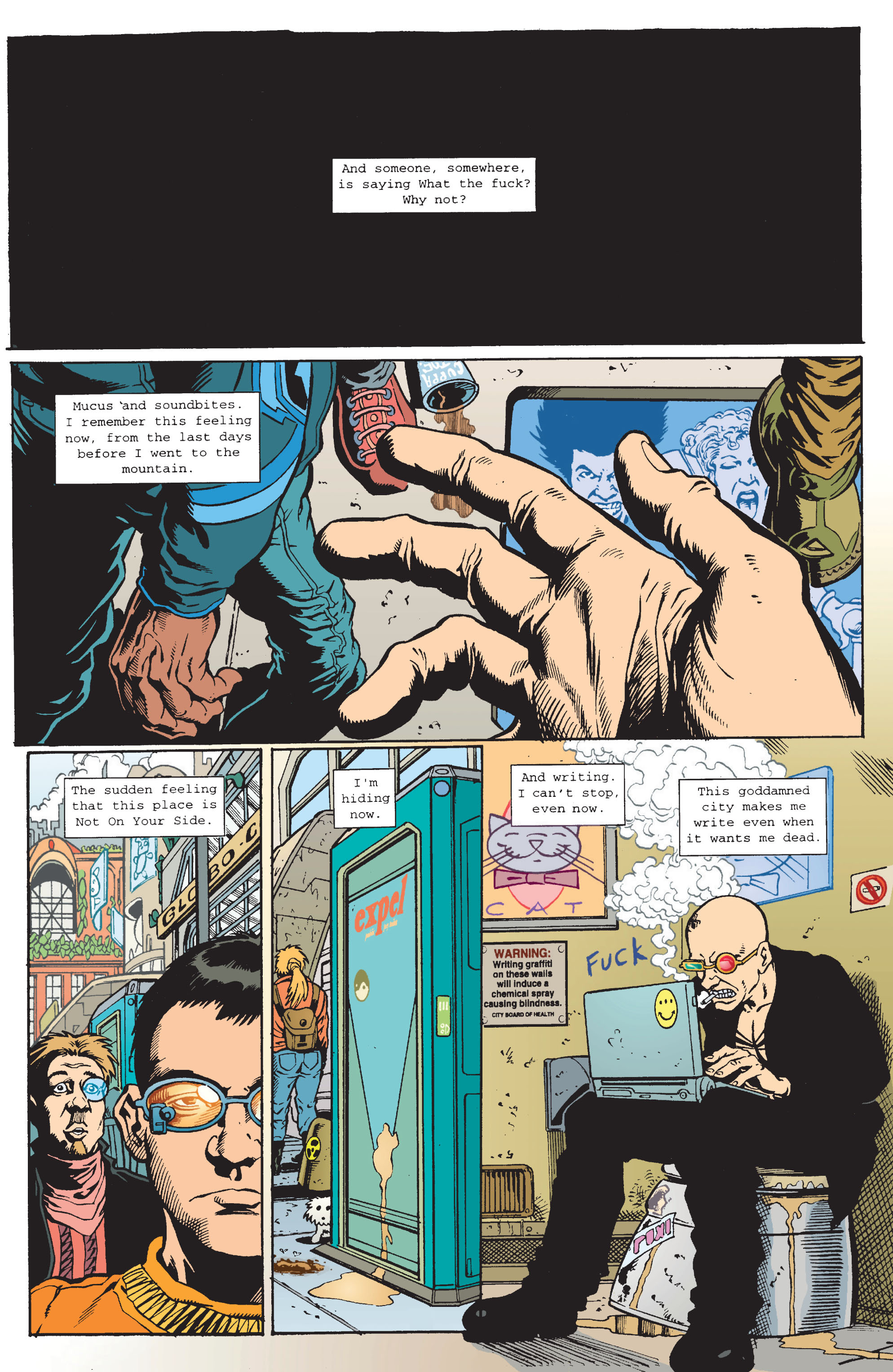 Read online Transmetropolitan comic -  Issue #11 - 13