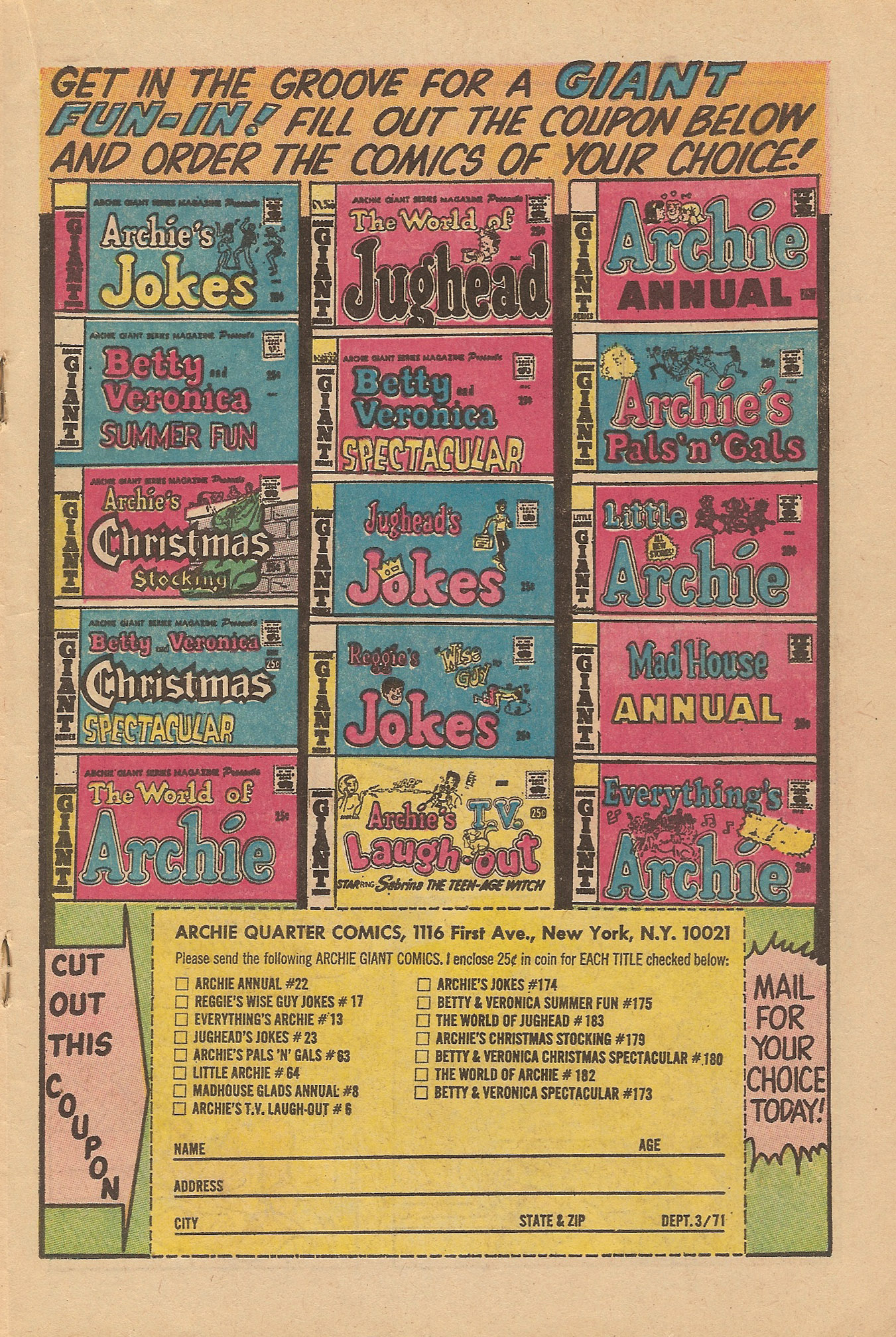 Read online Pep Comics comic -  Issue #251 - 19