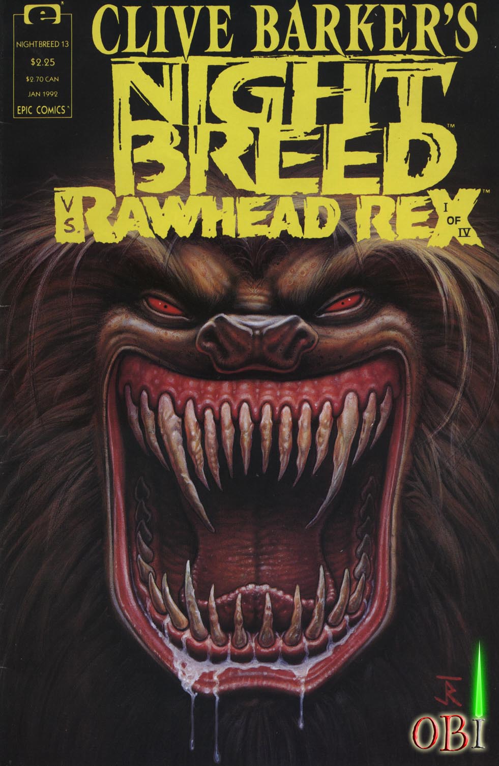 Read online Clive Barker's Night Breed (1990) comic -  Issue #13 - 1