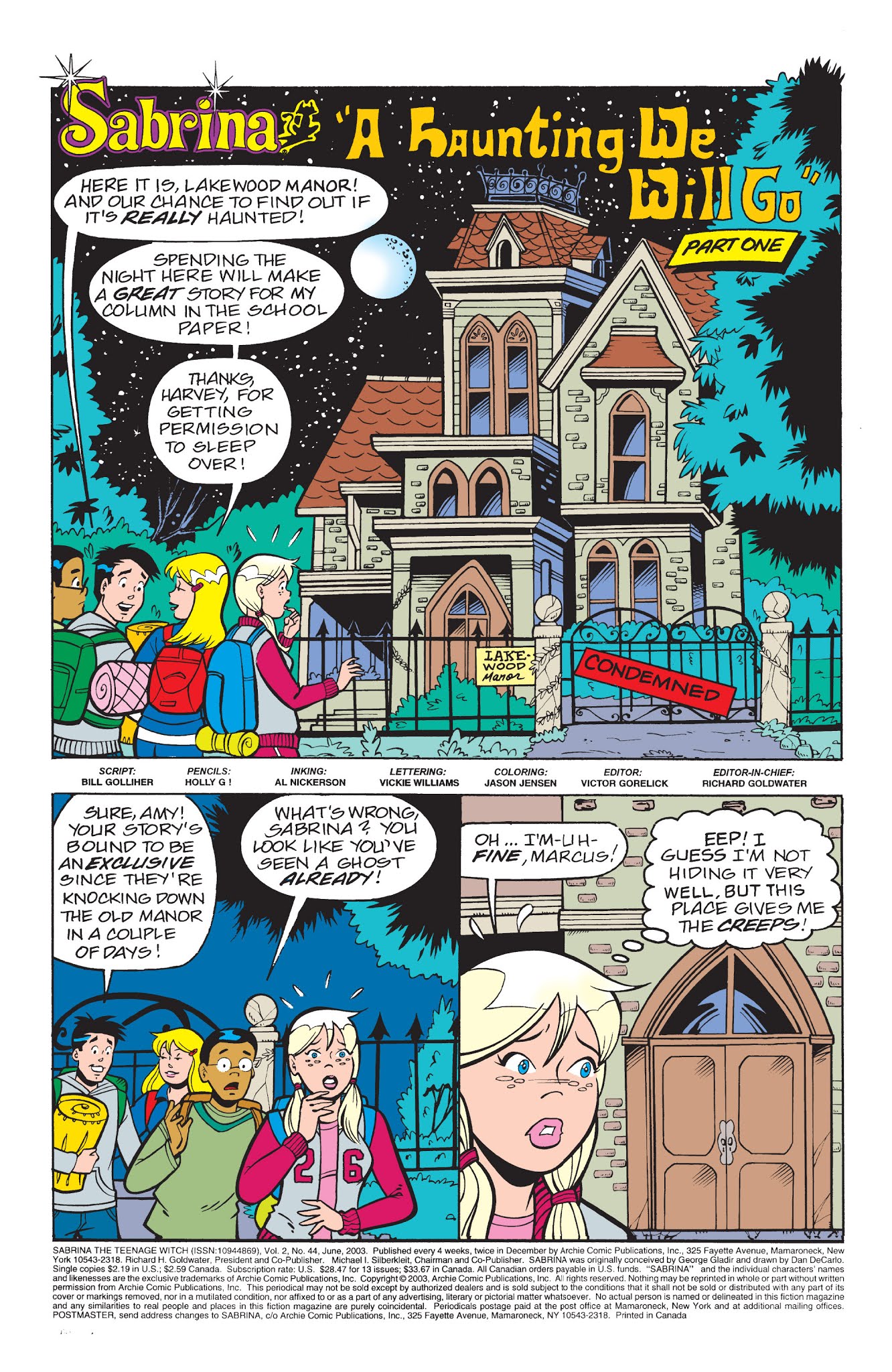 Read online Sabrina the Teenage Witch (2000) comic -  Issue #44 - 2