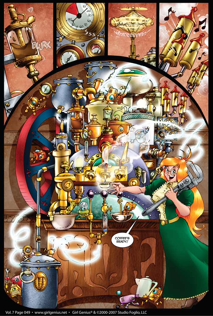 Read online Girl Genius (2002) comic -  Issue #7 - 50